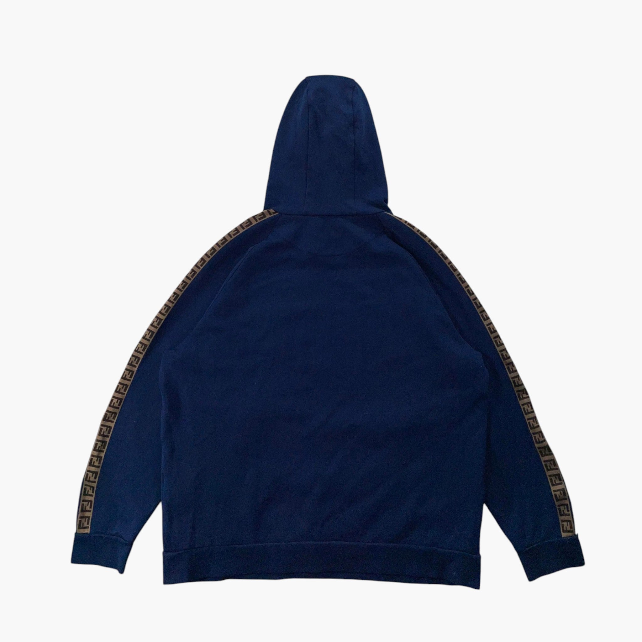 Fendi Logo Navy & Red Hoodie
