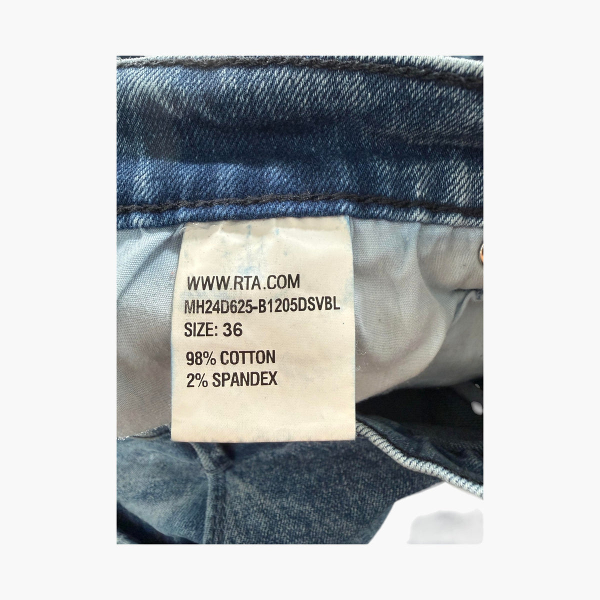 RTA Light Wash Ripped Jeans