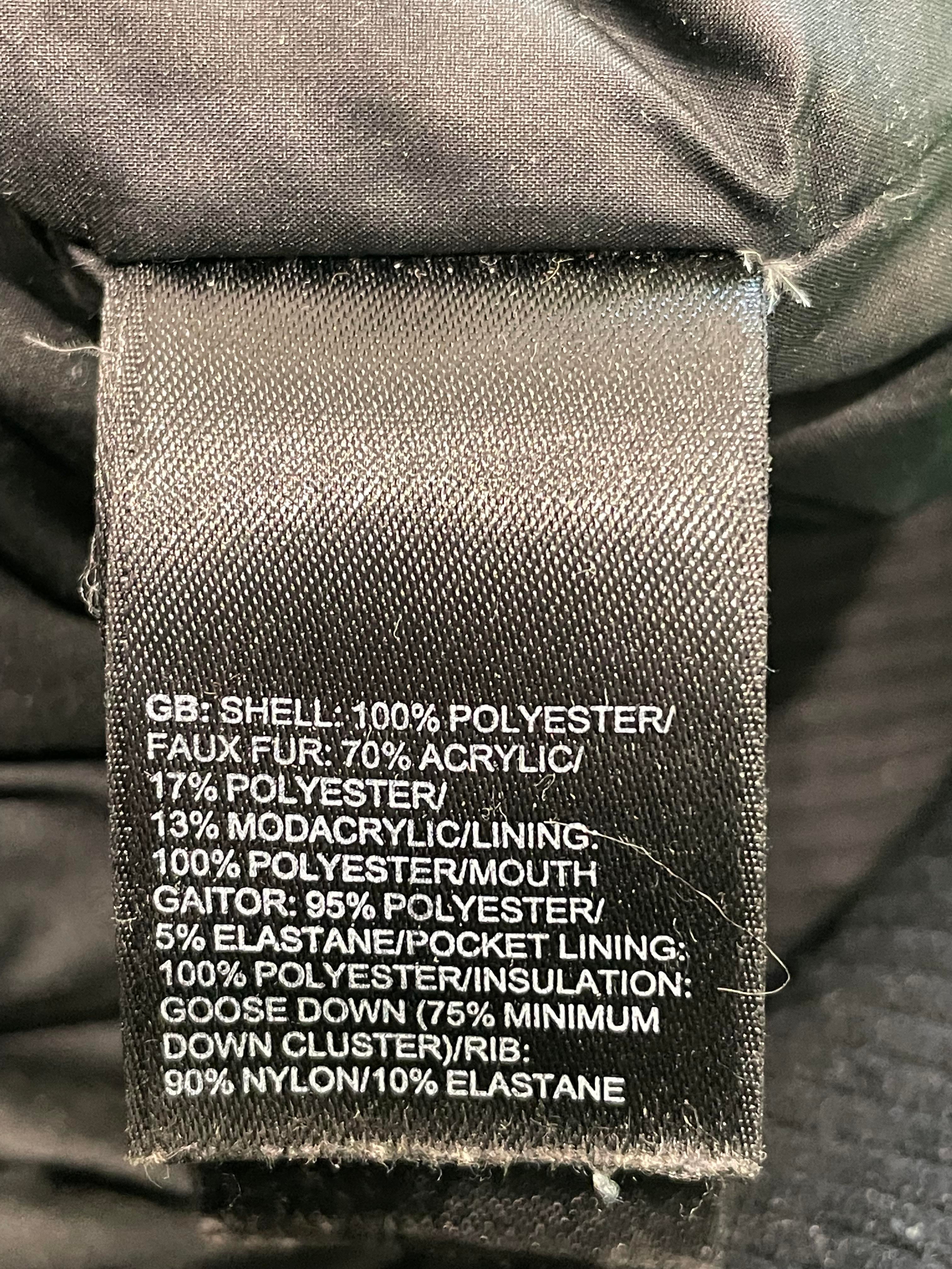 The North Face Fur Bomber Black Coat