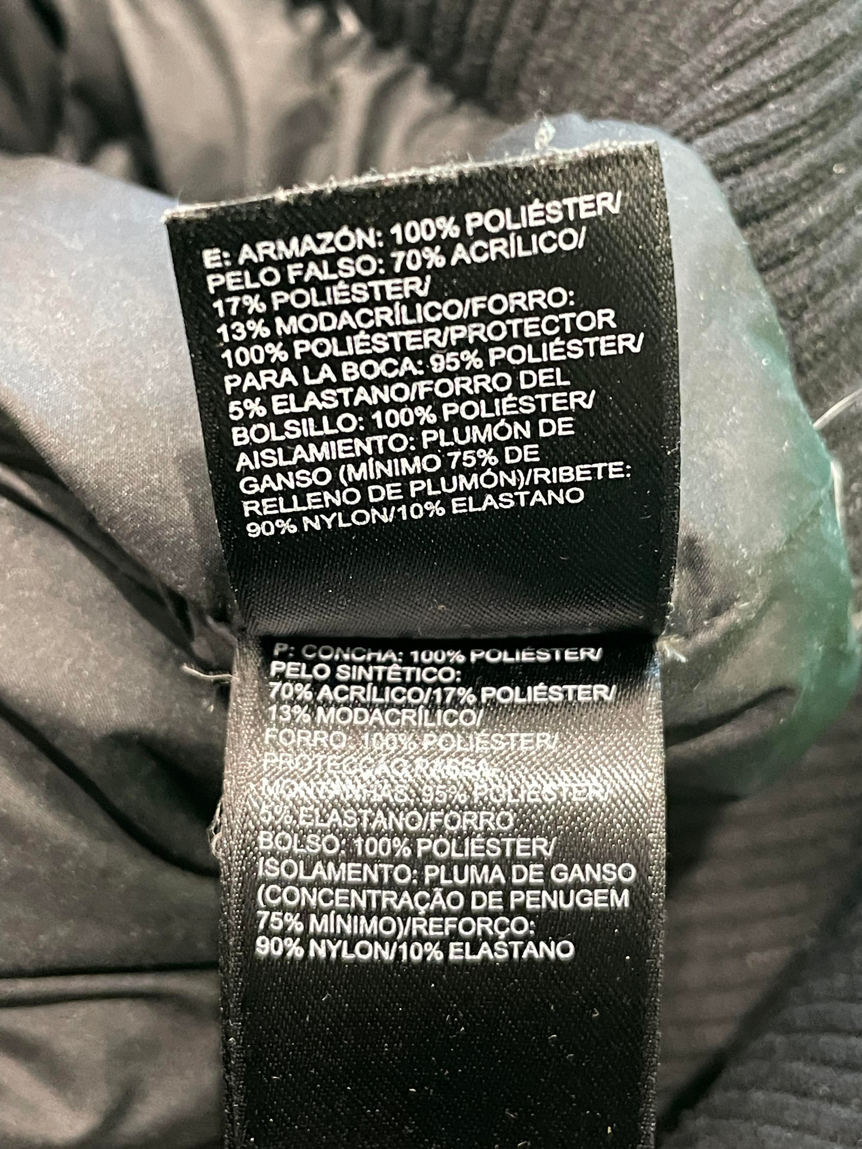 The North Face Fur Bomber Black Coat