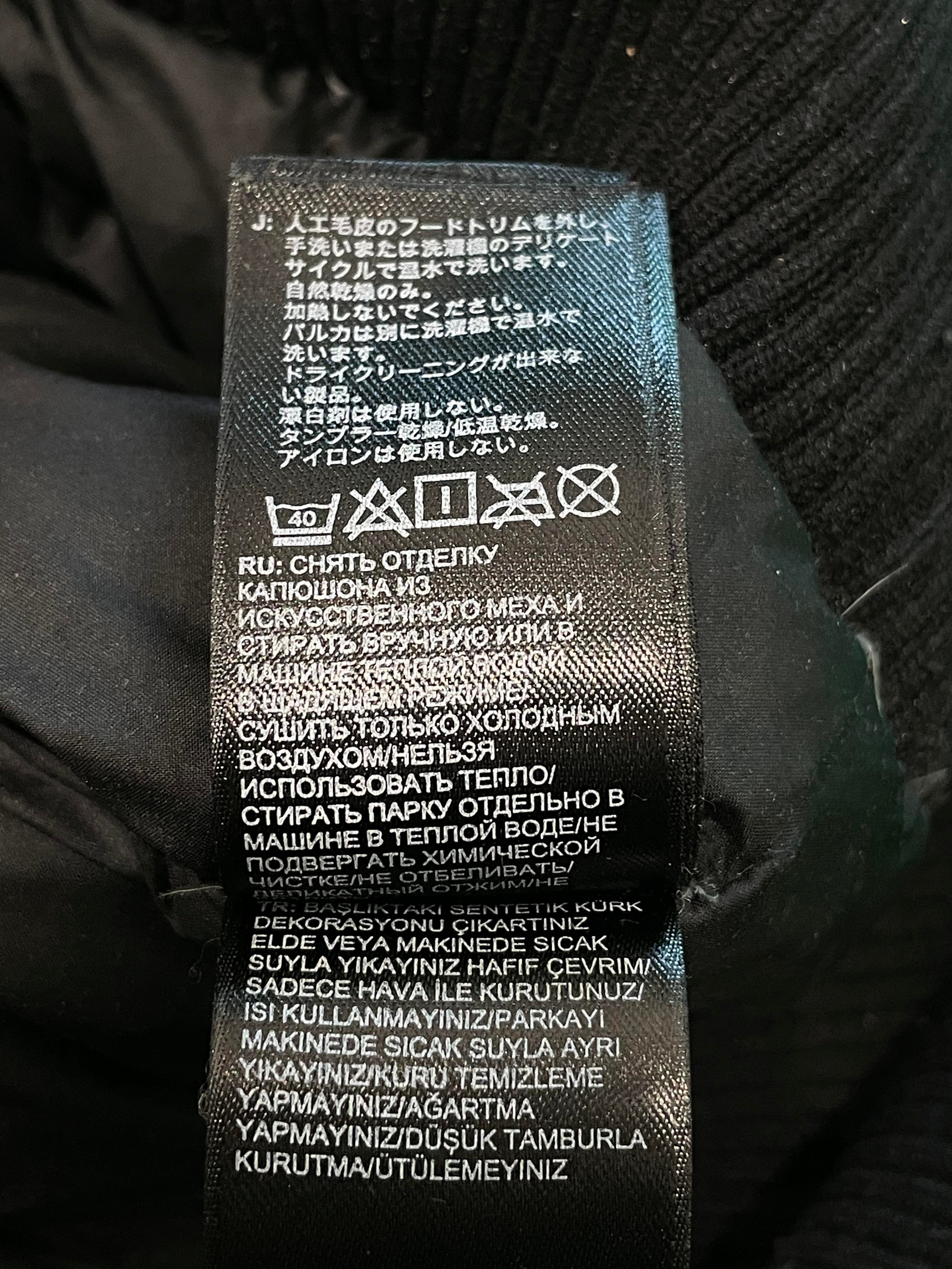 The North Face Fur Bomber Black Coat