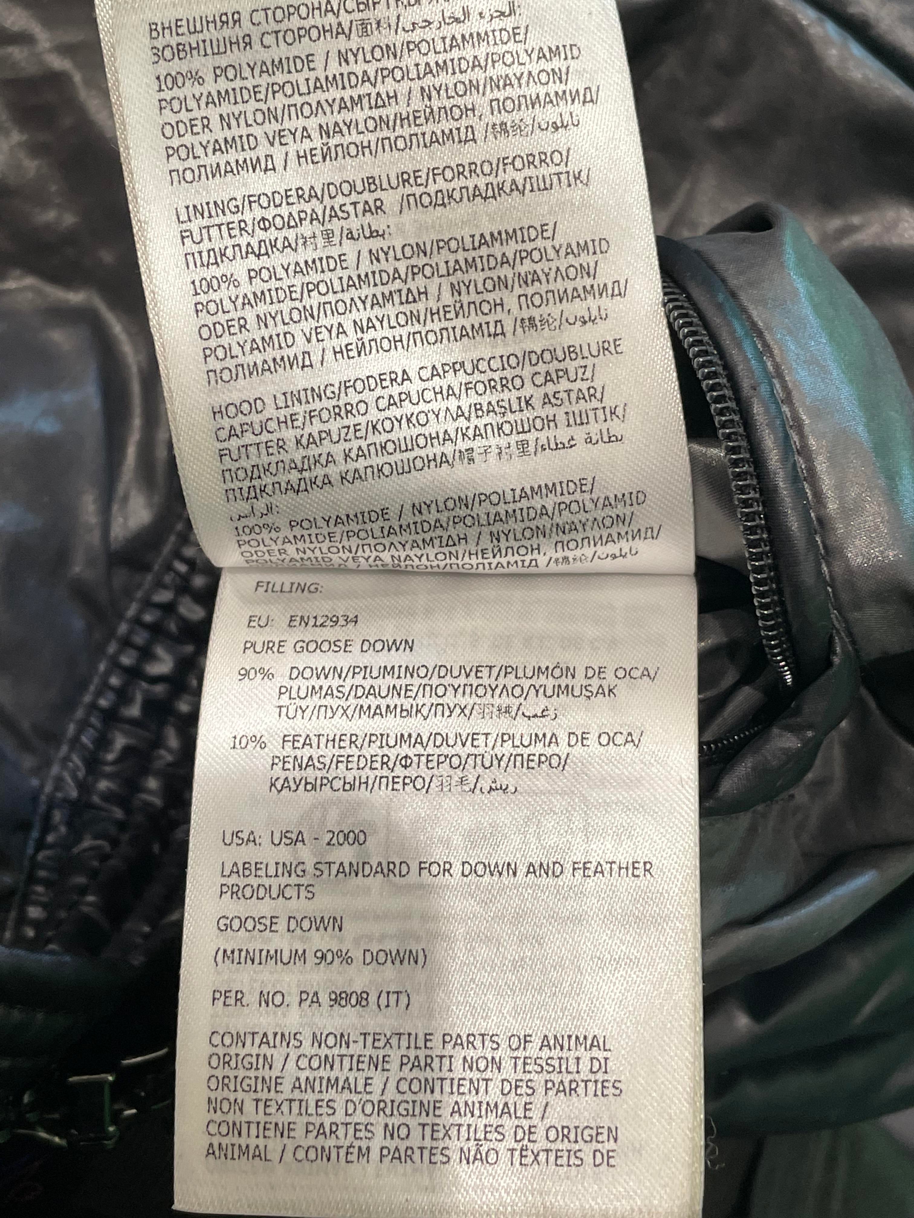 Moncler "Maya" Black Puffer Coat