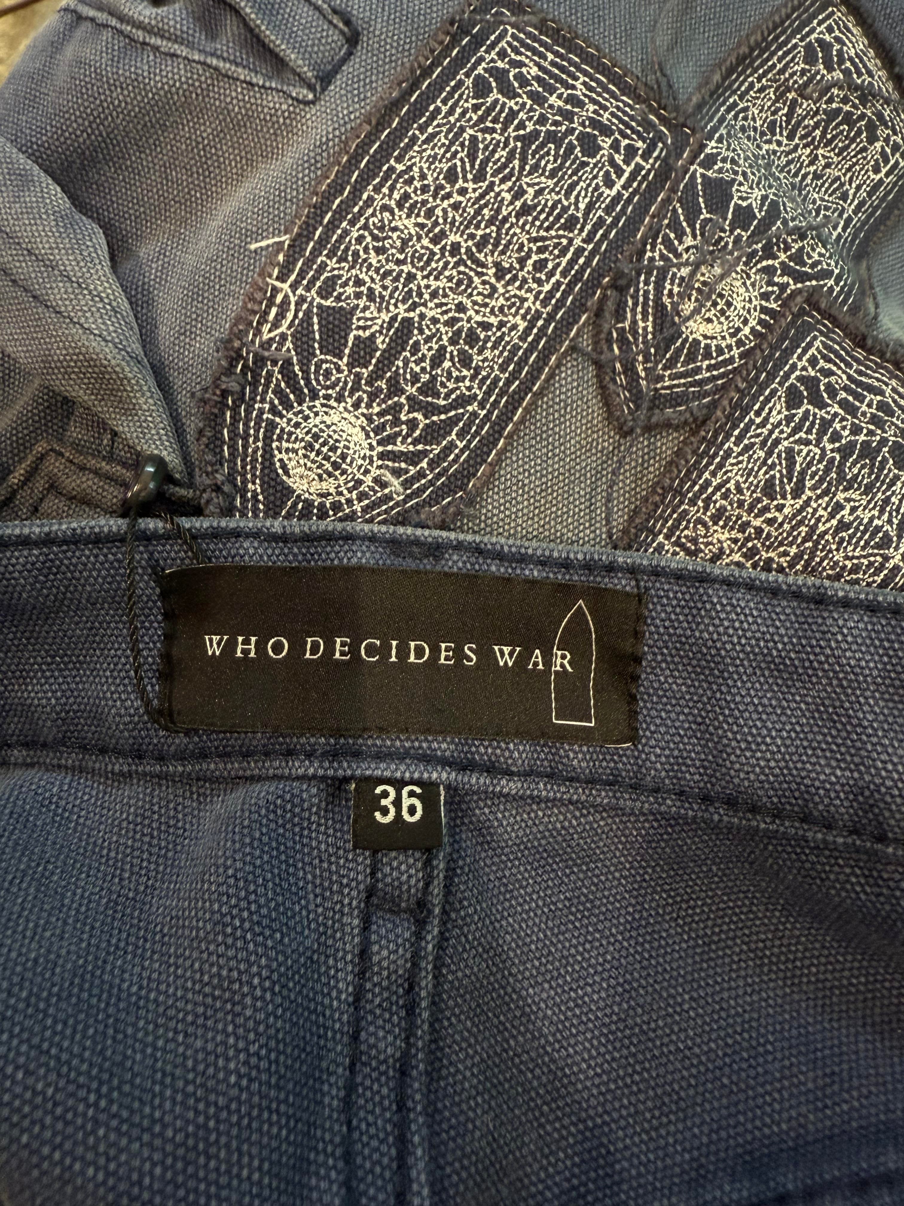 WDW "Patched Arch" Embroidered Blue Jeans