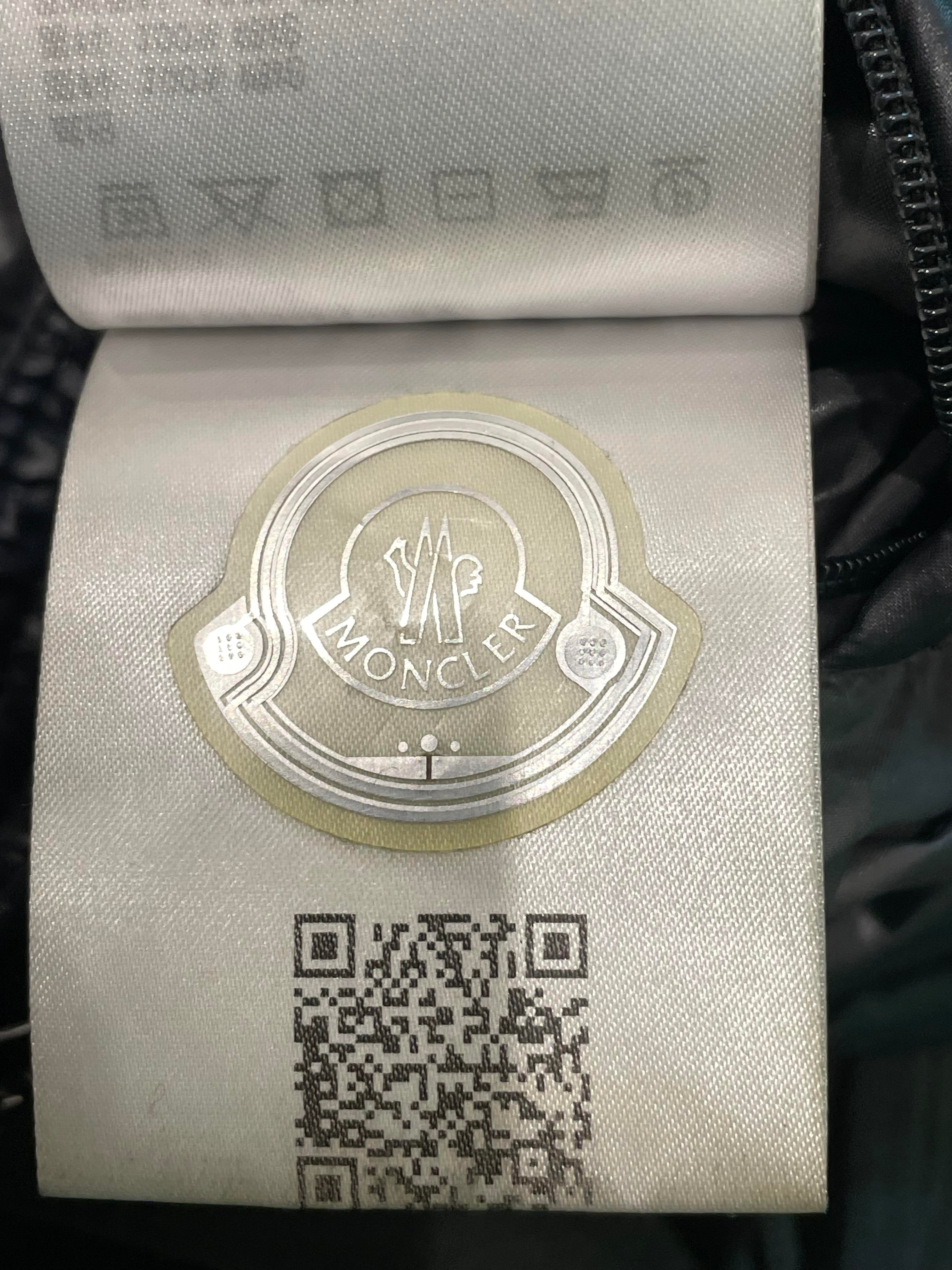 Moncler "Maya" Black Puffer Coat