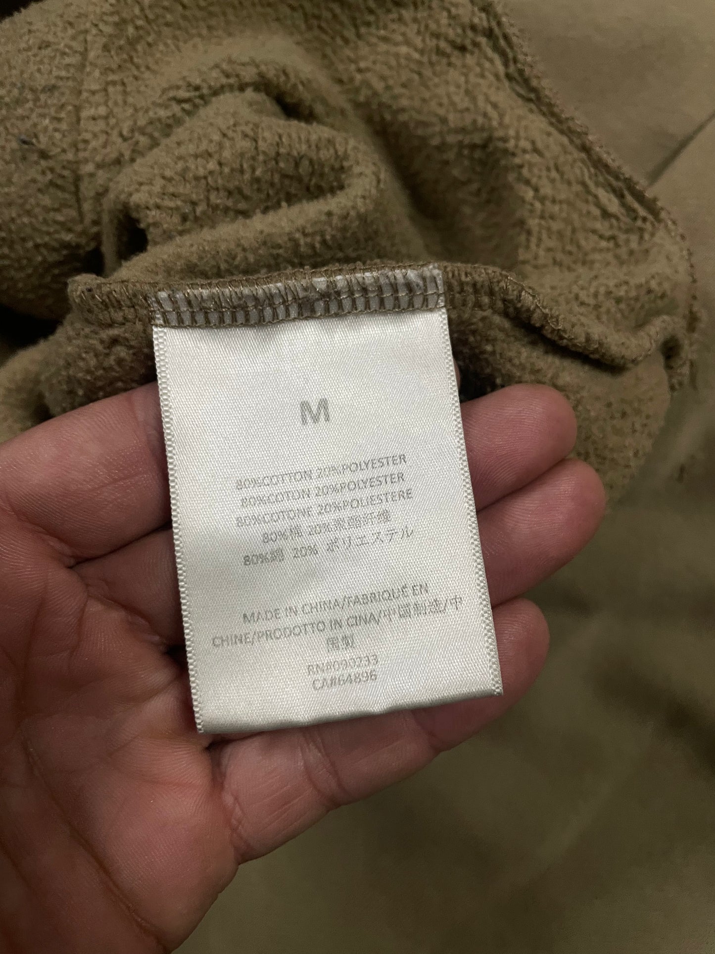 Essentials Hoodie Moss Used Medium