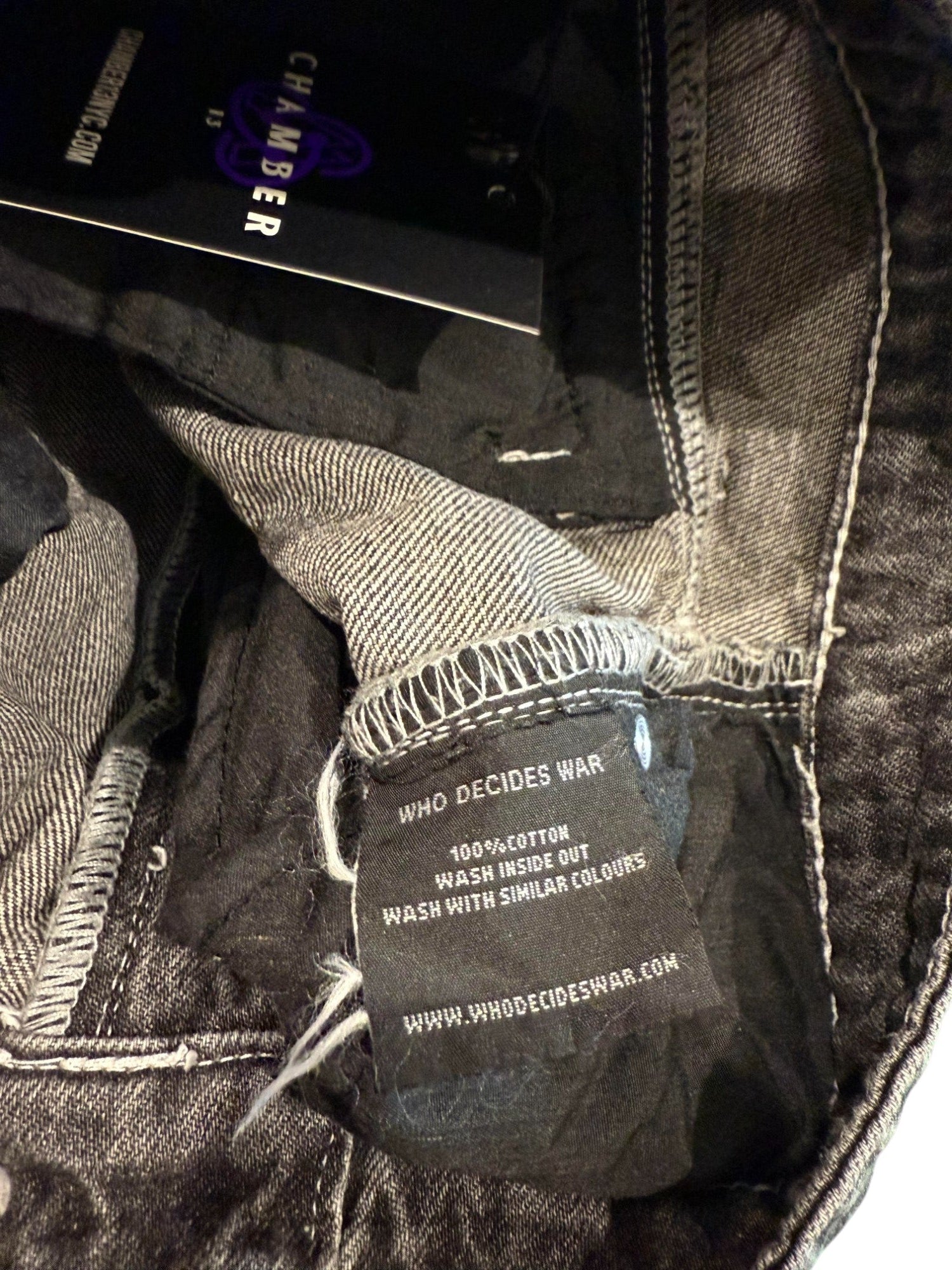 WDW "Arch Netted" Grey Jeans