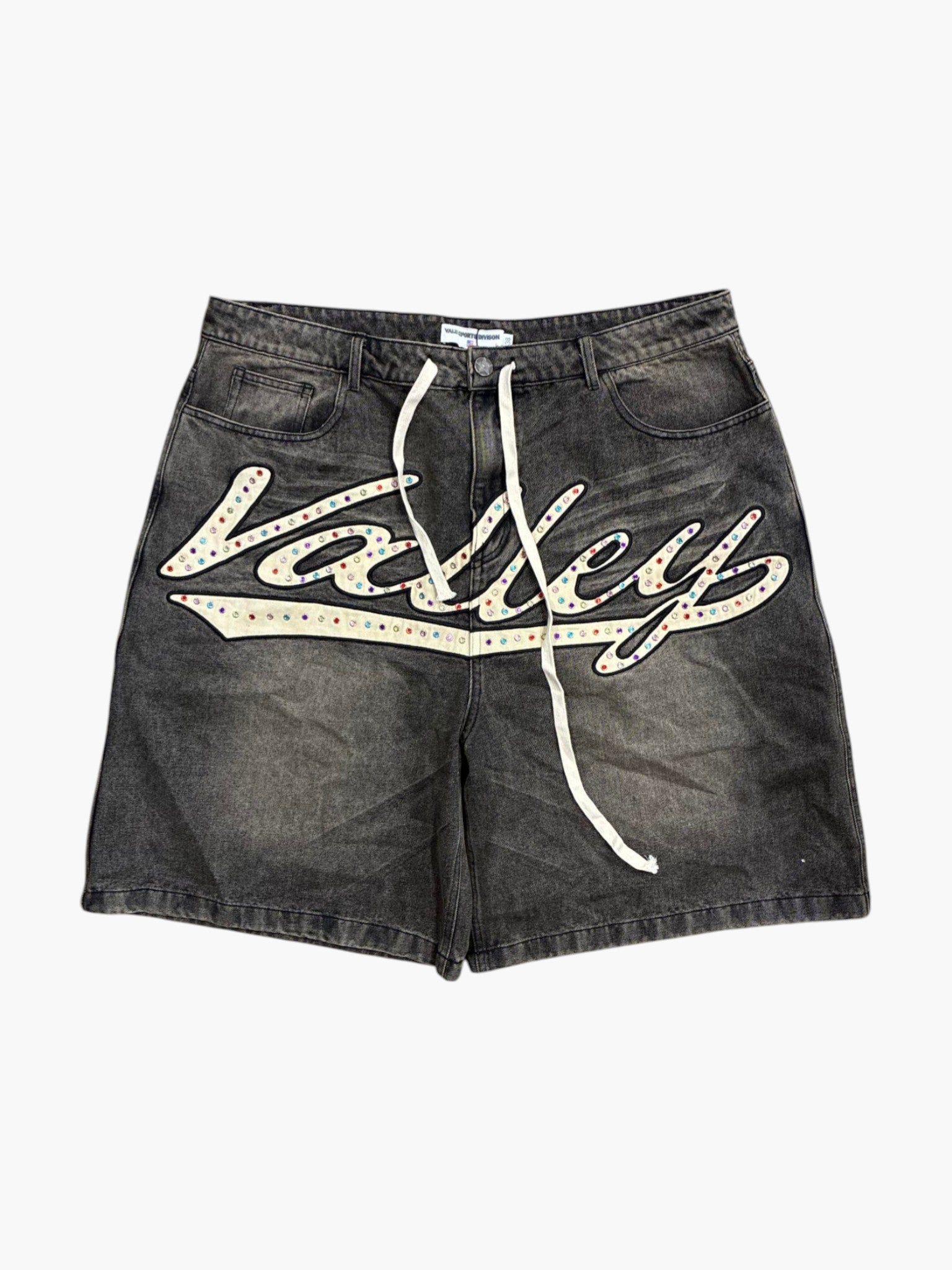 Vale Black Wash Skittles Jorts