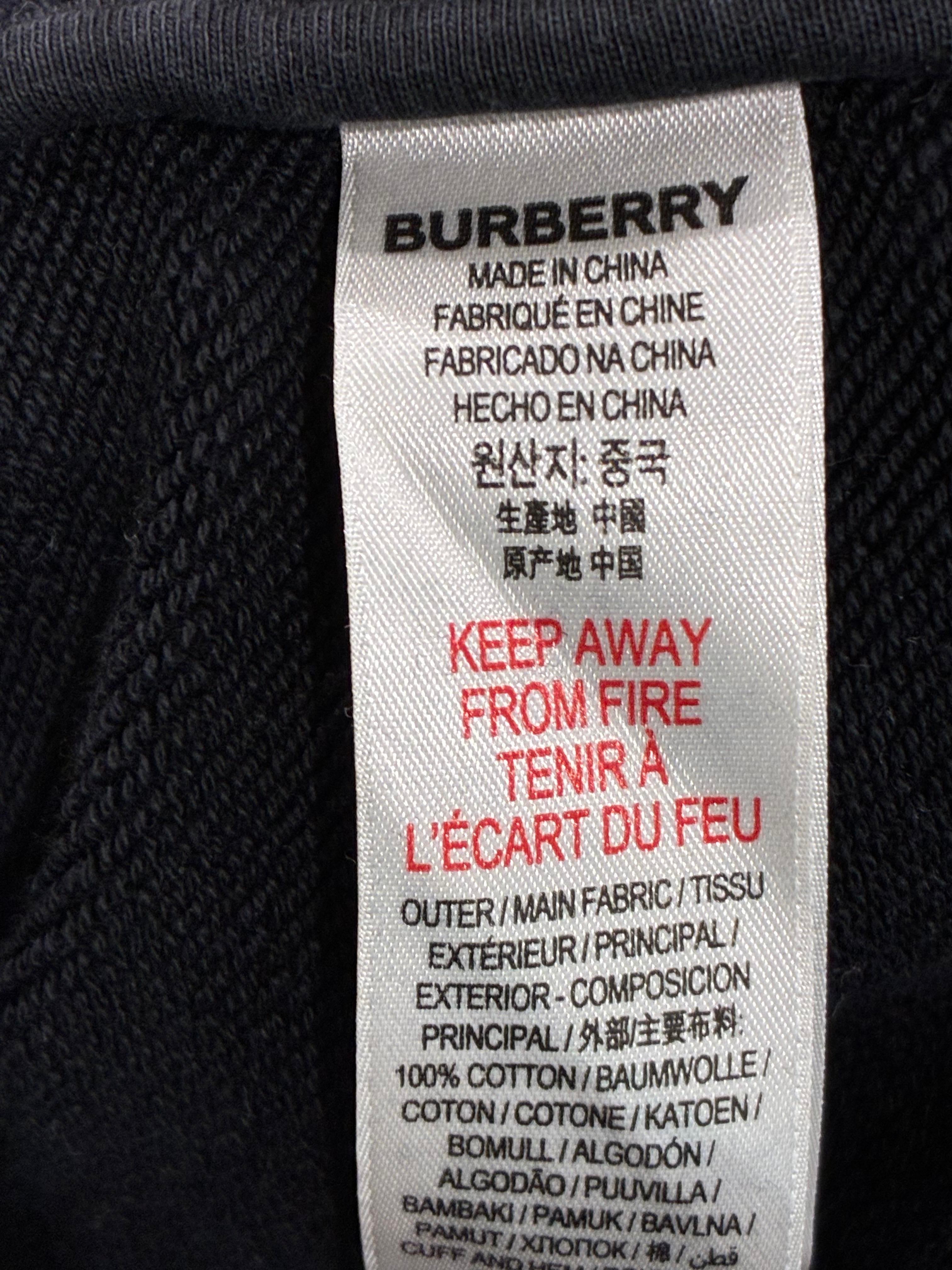 Burberry Monogram Black Stripe Sweatsuit