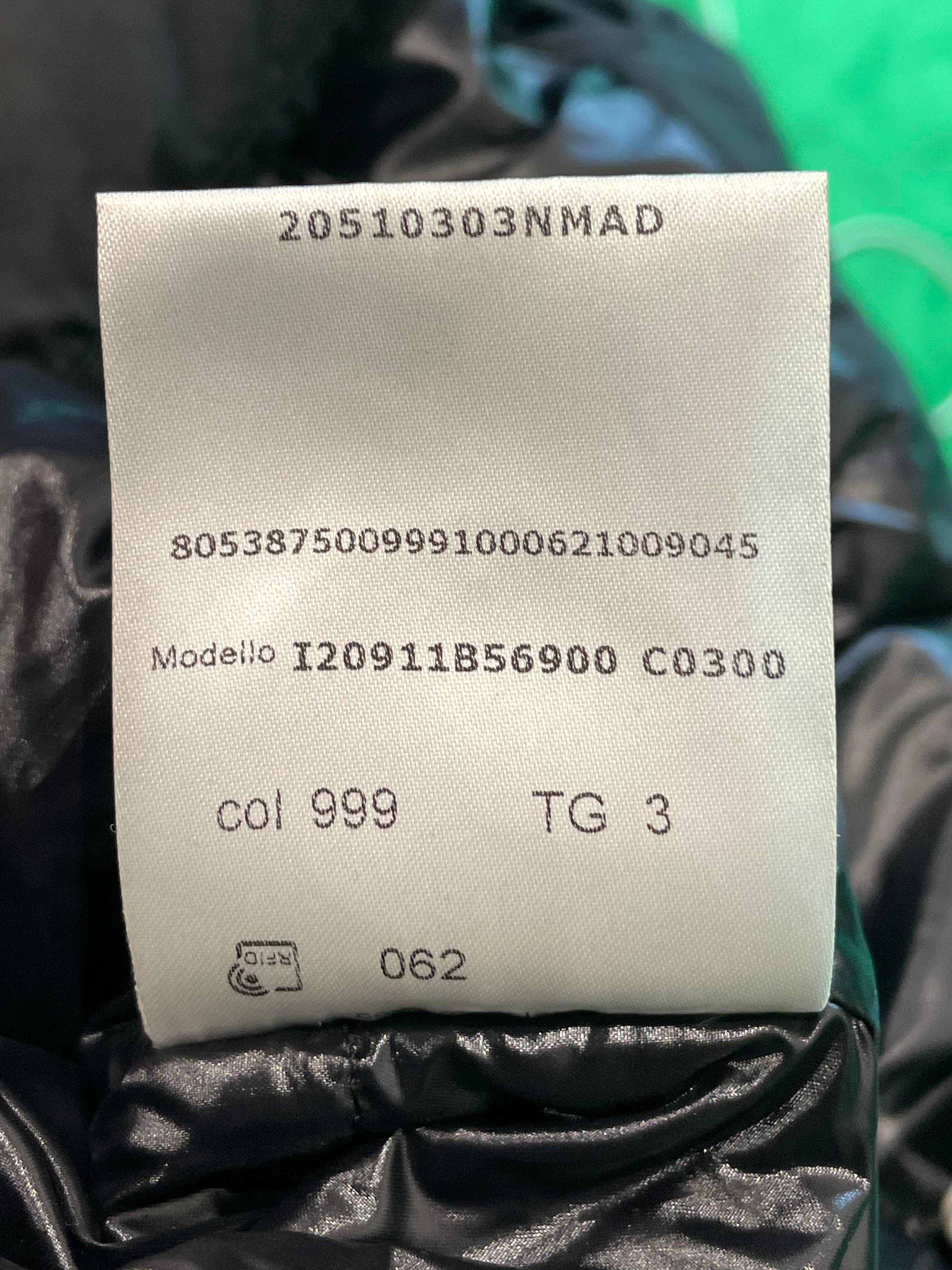 Moncler "Maya" Black Puffer Coat