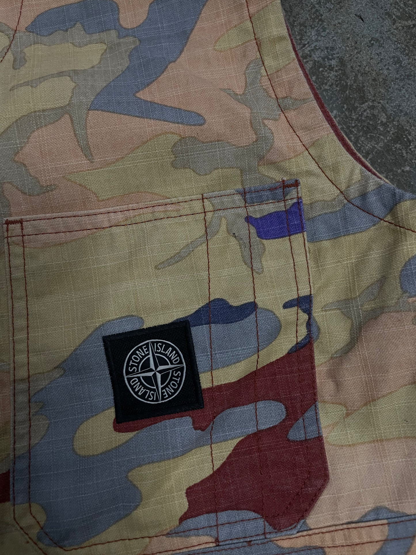 Stone Island Vest Muli Camo Used Medium N/A