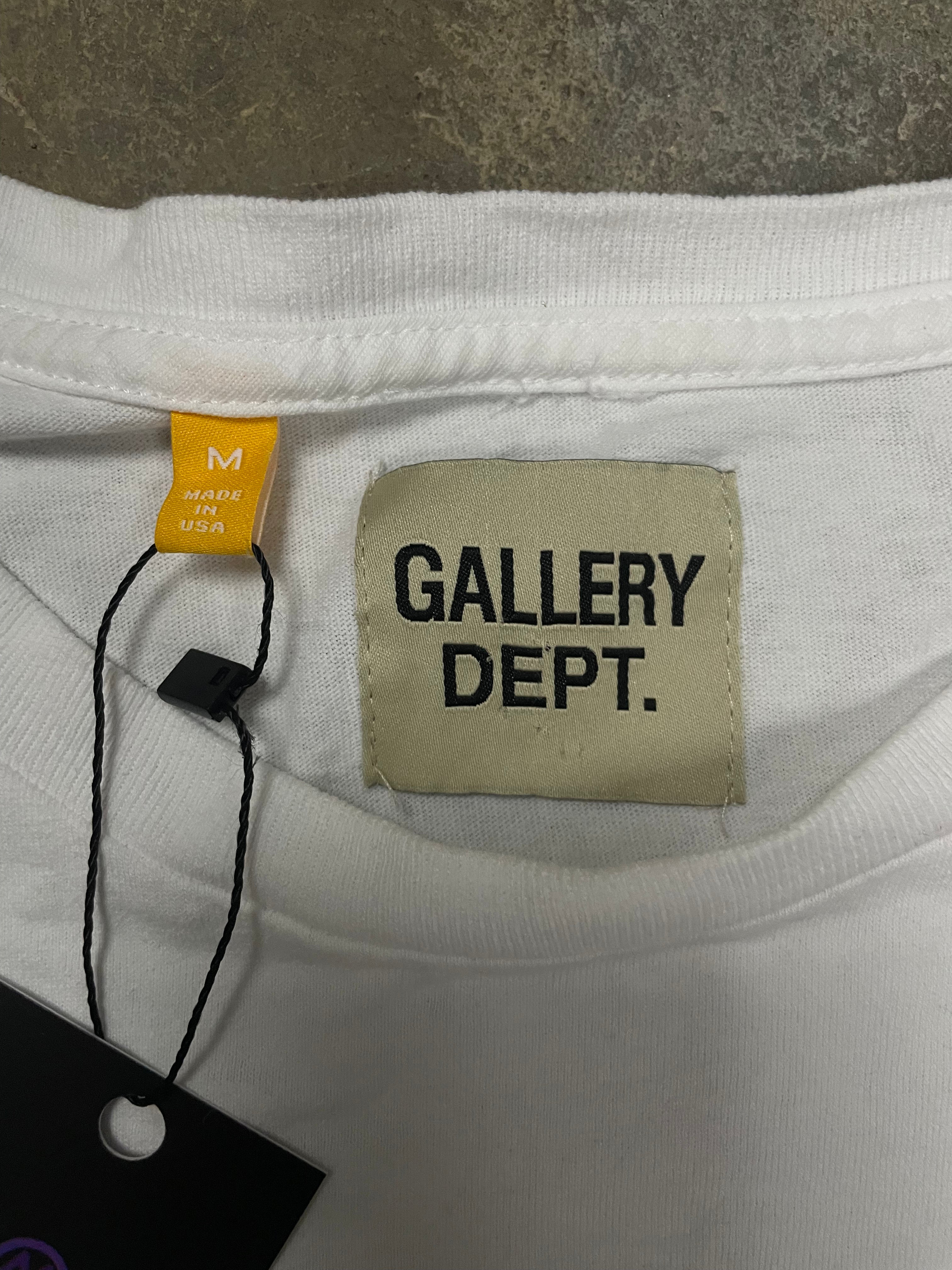 Gallery Dept ATK Tee White Red Used Medium