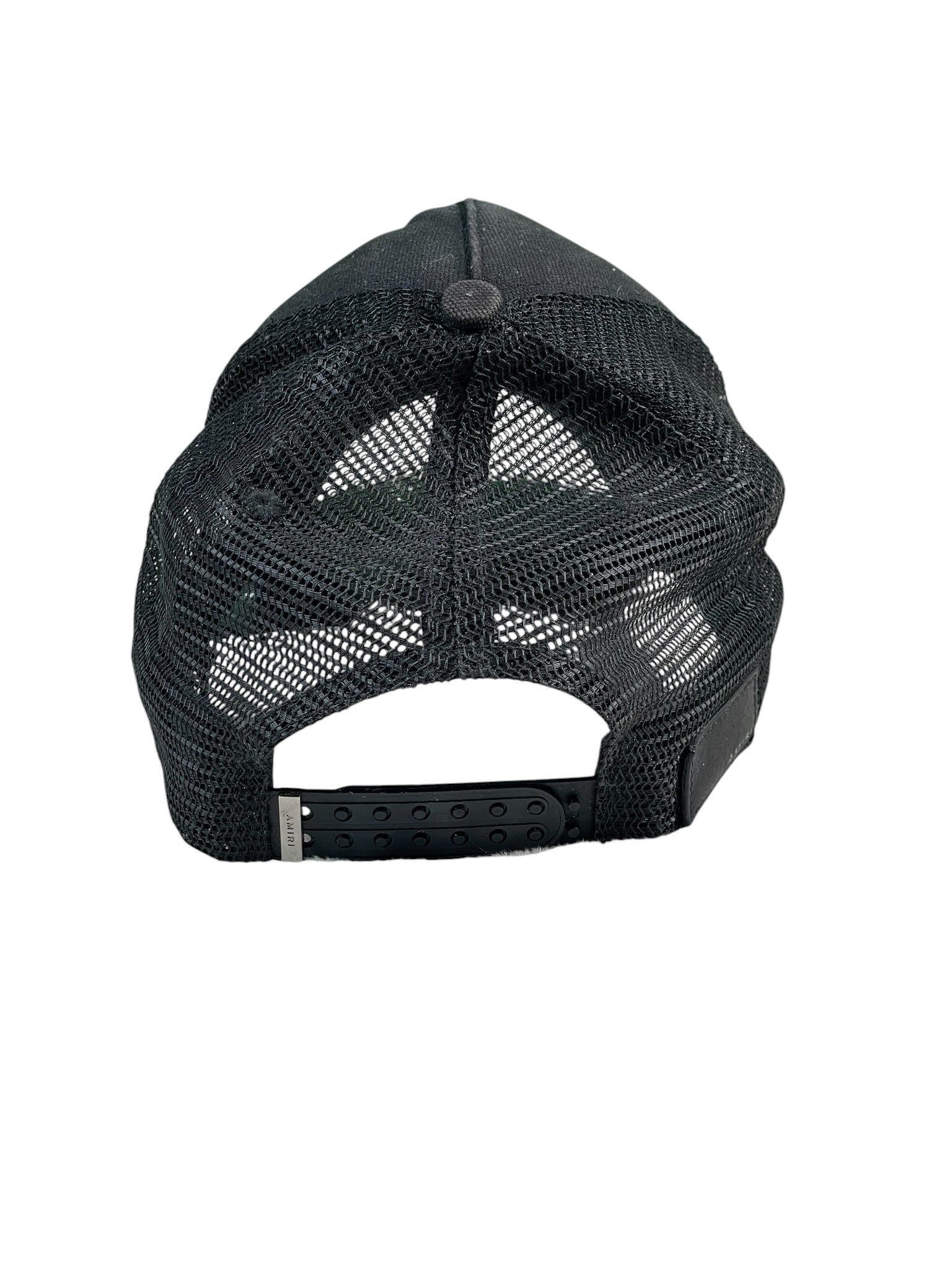 Amiri Embroidered Floral Logo Black Hat