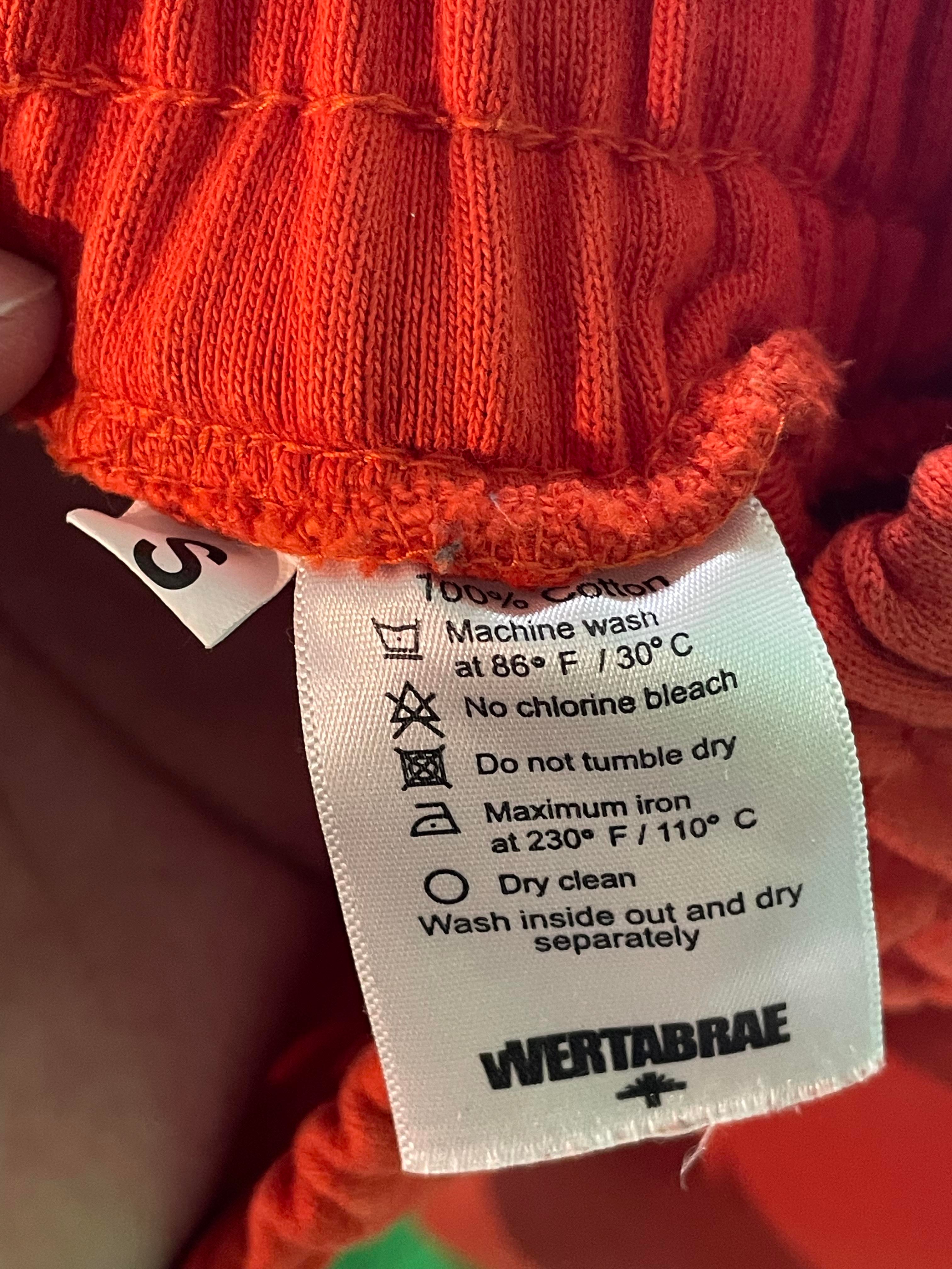 Vertabrae Logo Orange & White Sweatpants