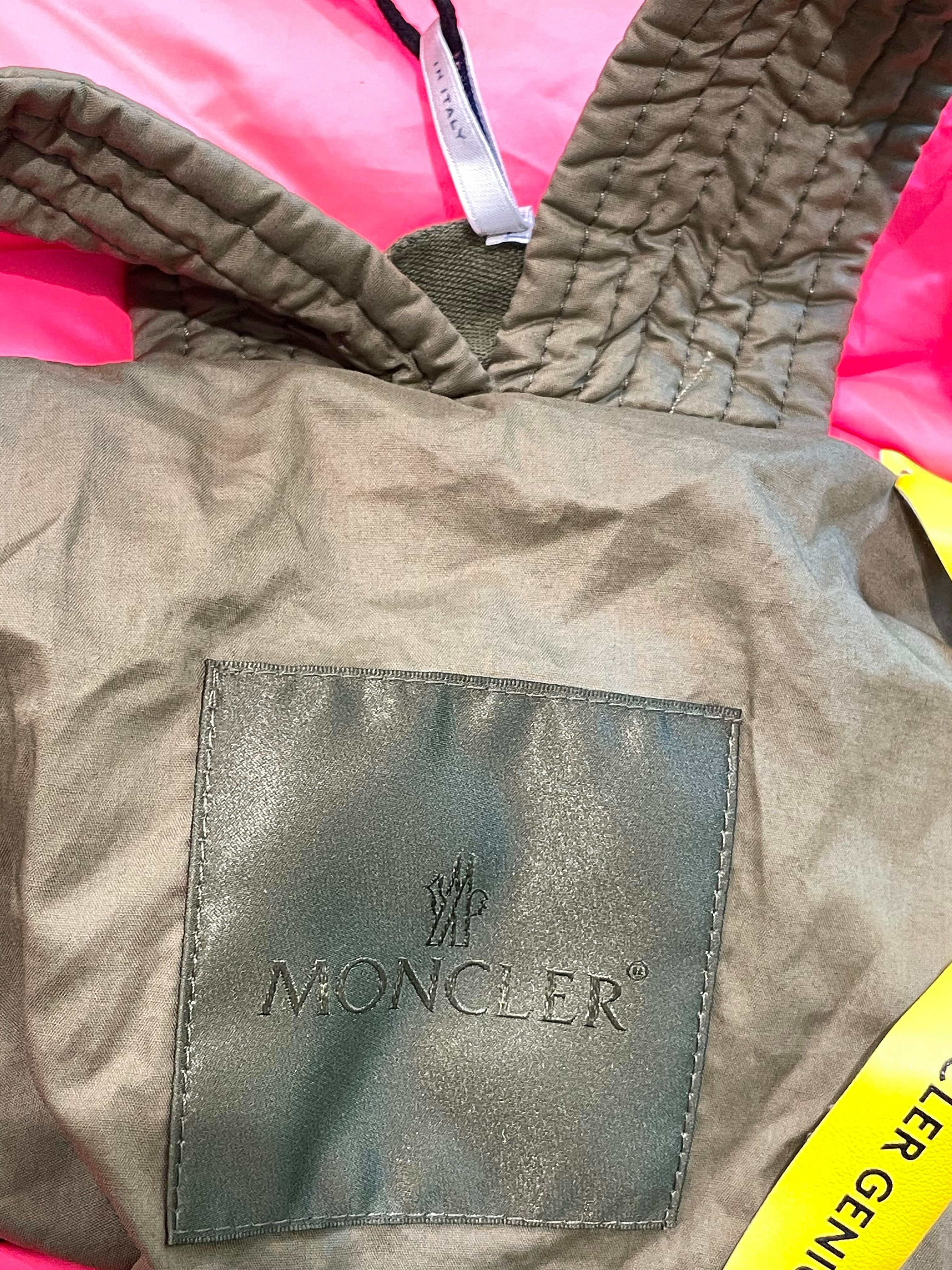 Moncler Pink Puffer Coat