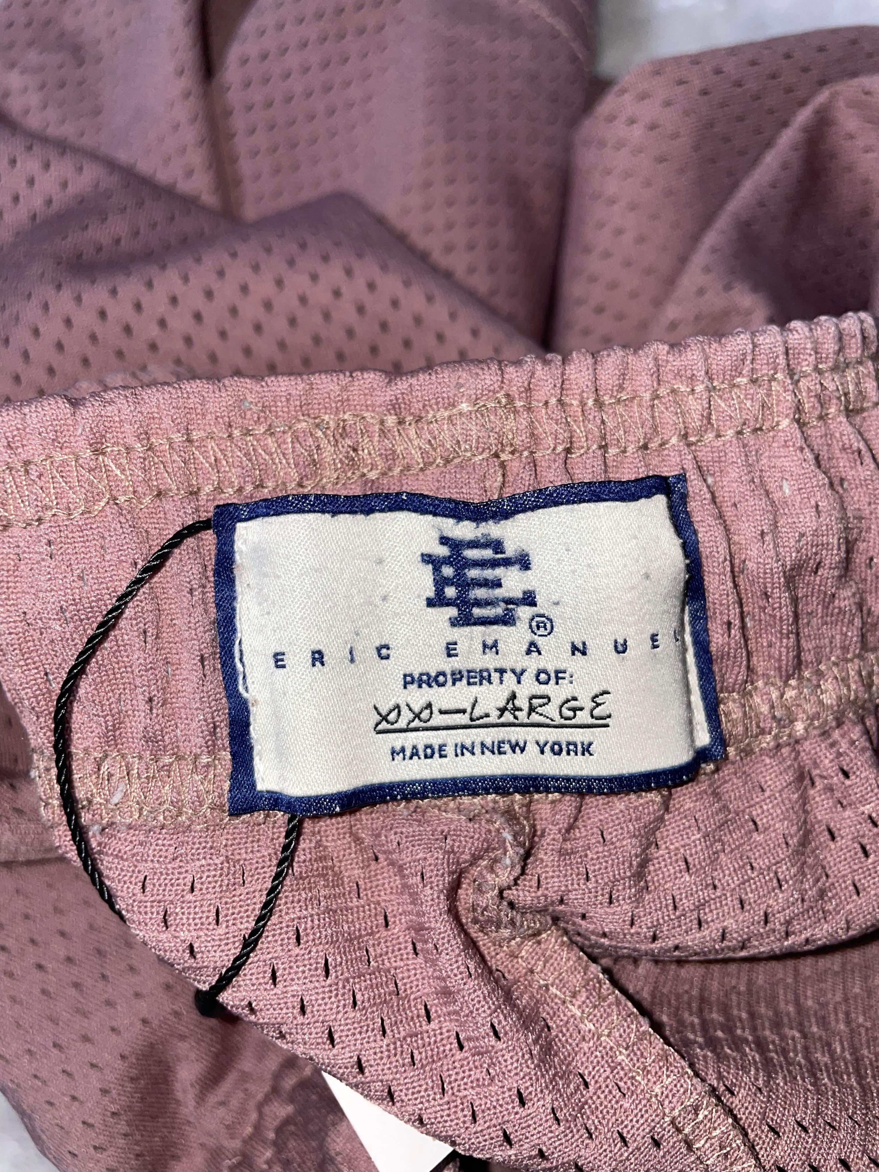 Eric Emanuel Blush Pink & Red Shorts