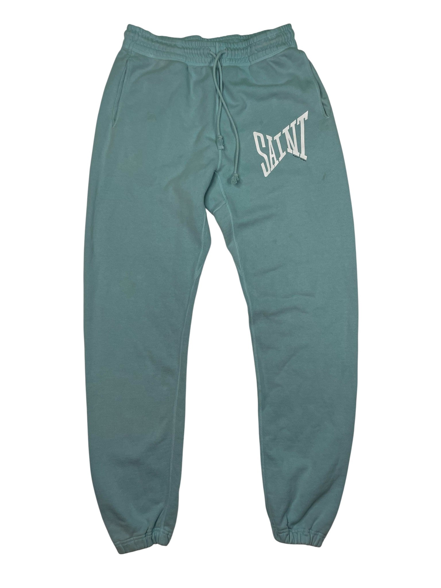 Saint Michael Turquoise & Blue Logo Sweats