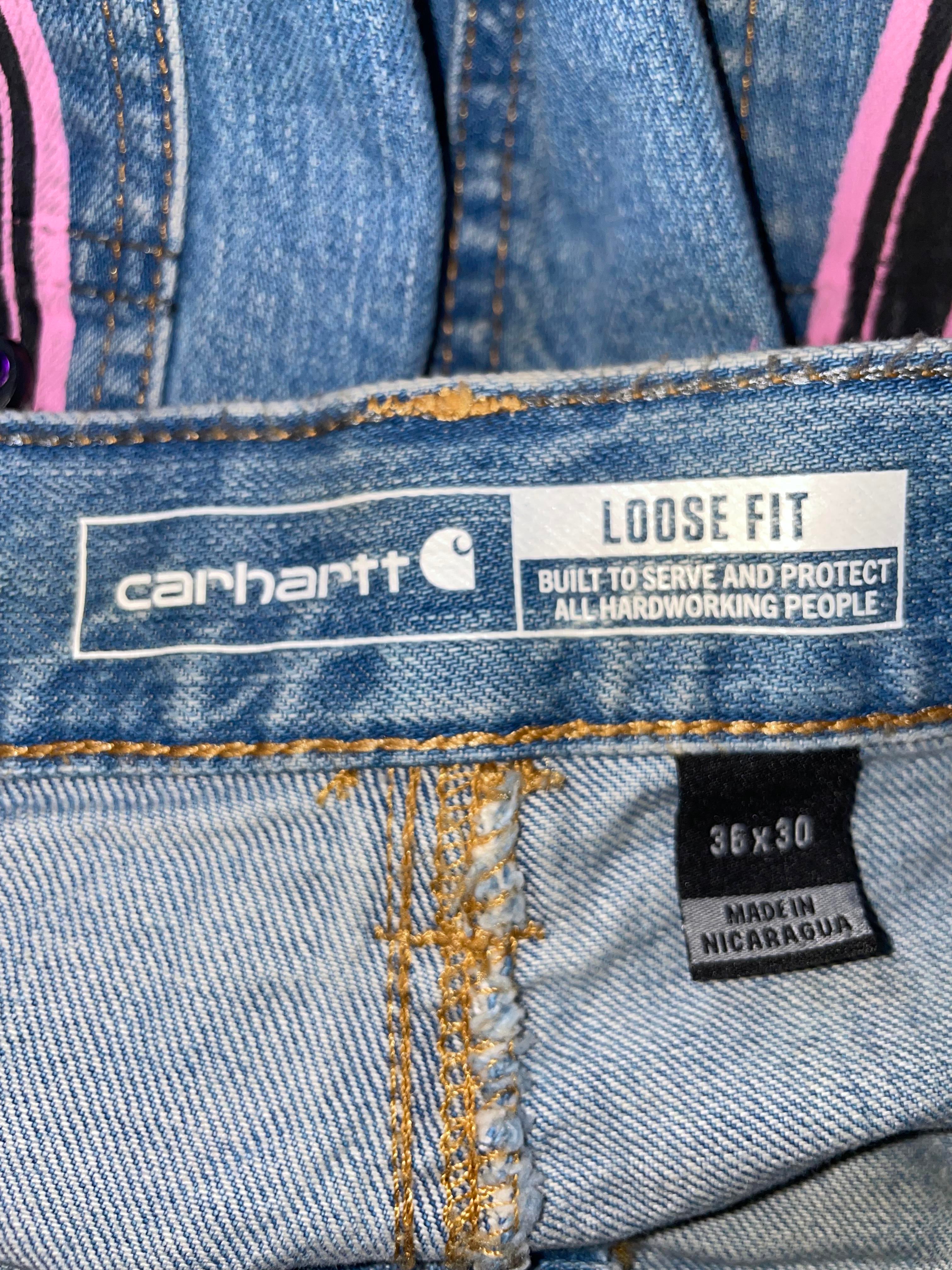 Warren Lotas Light Wash Pink Jean Shorts