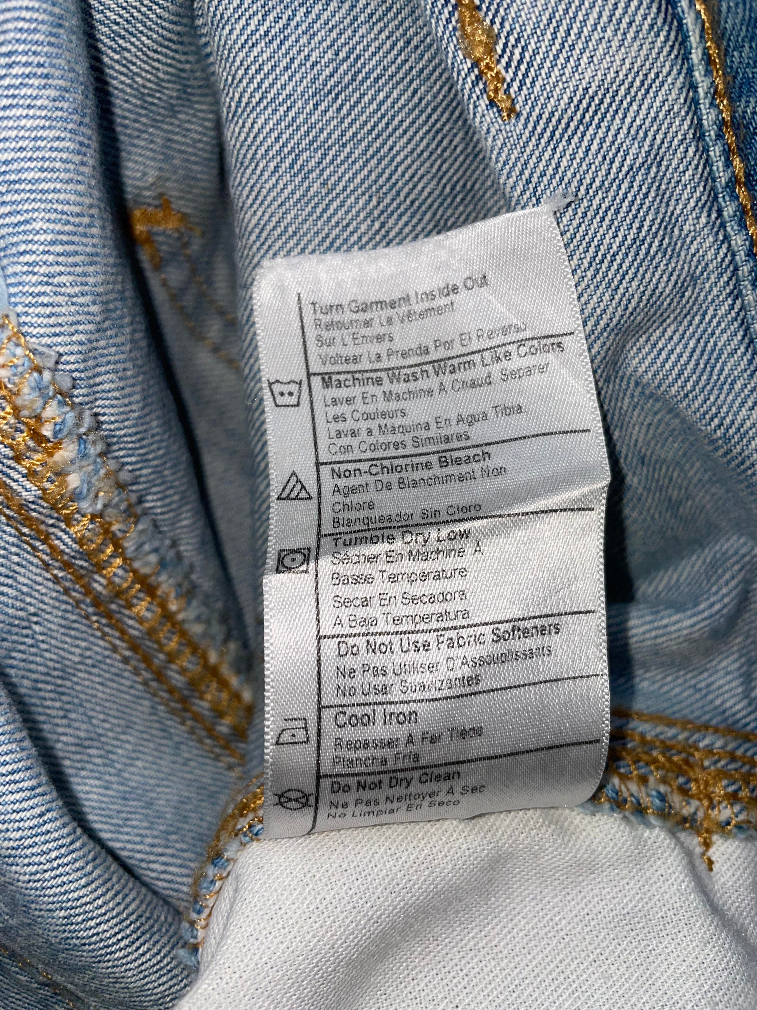 Warren Lotas Light Wash Pink Jean Shorts