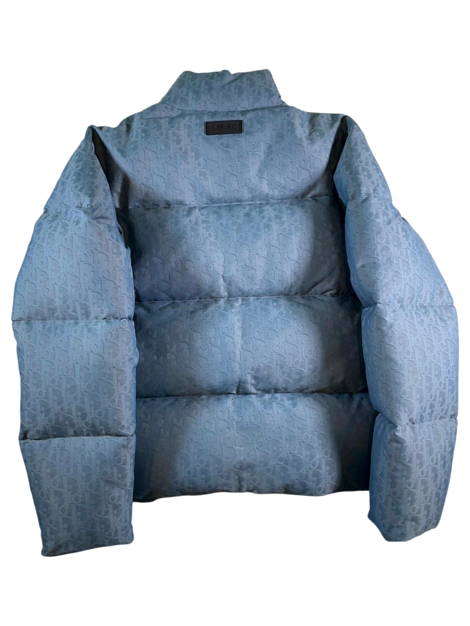 Dior Oblique Powder Blue Puffer Jacket