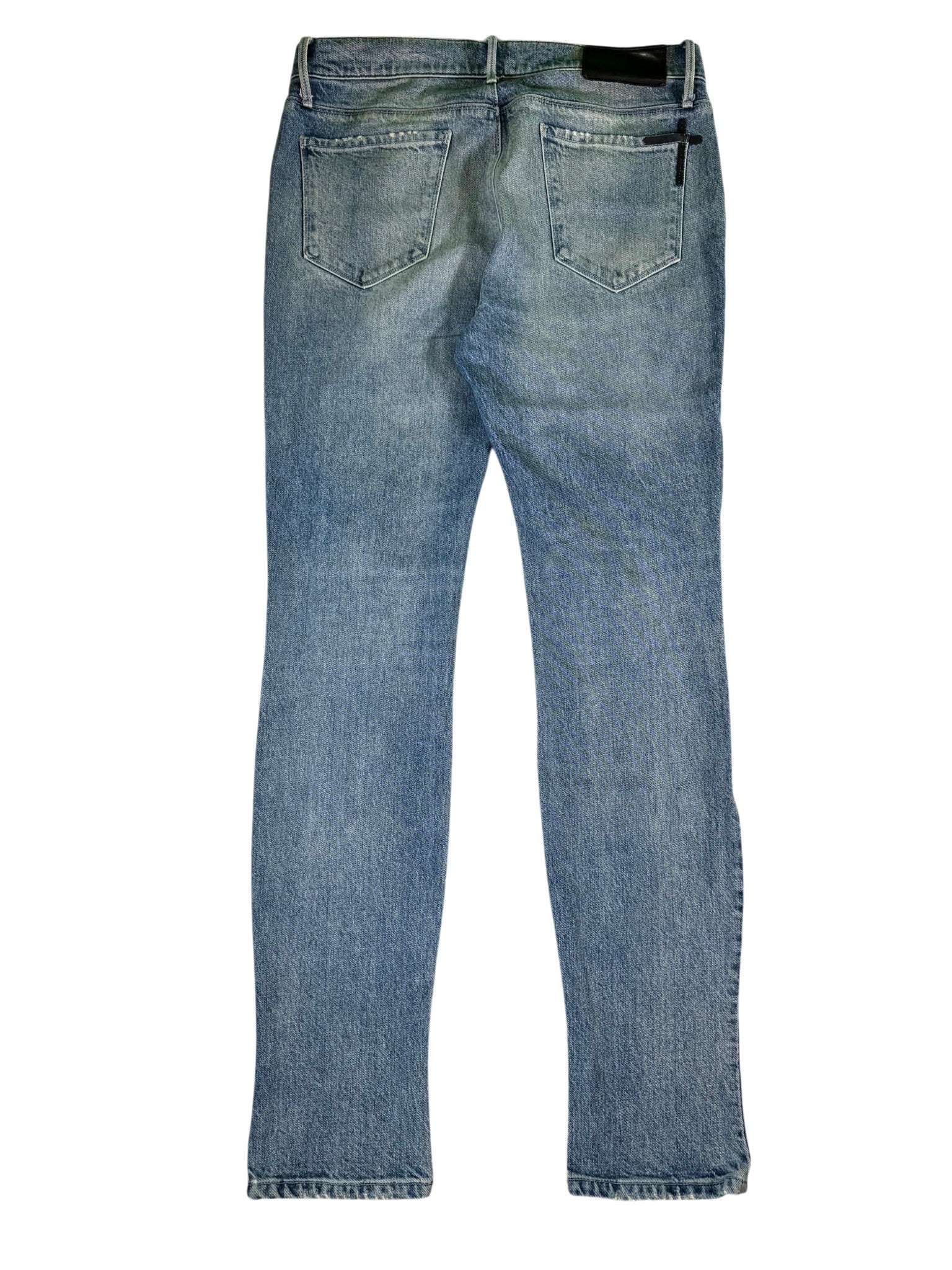 RTA Embroidered Logo Plain Light Wash Jeans