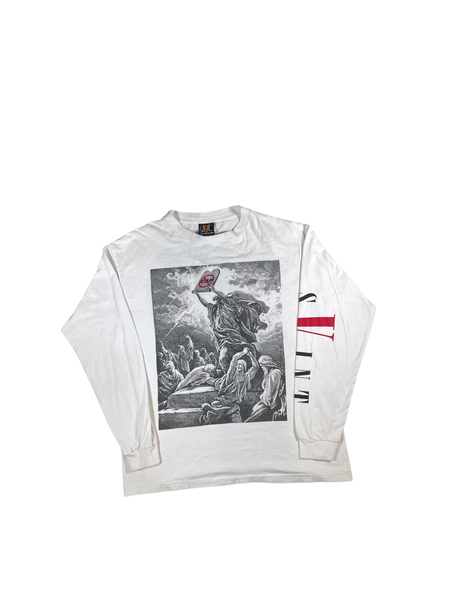 Saint Michael x Vlone 'RIP Jesus' White Tee