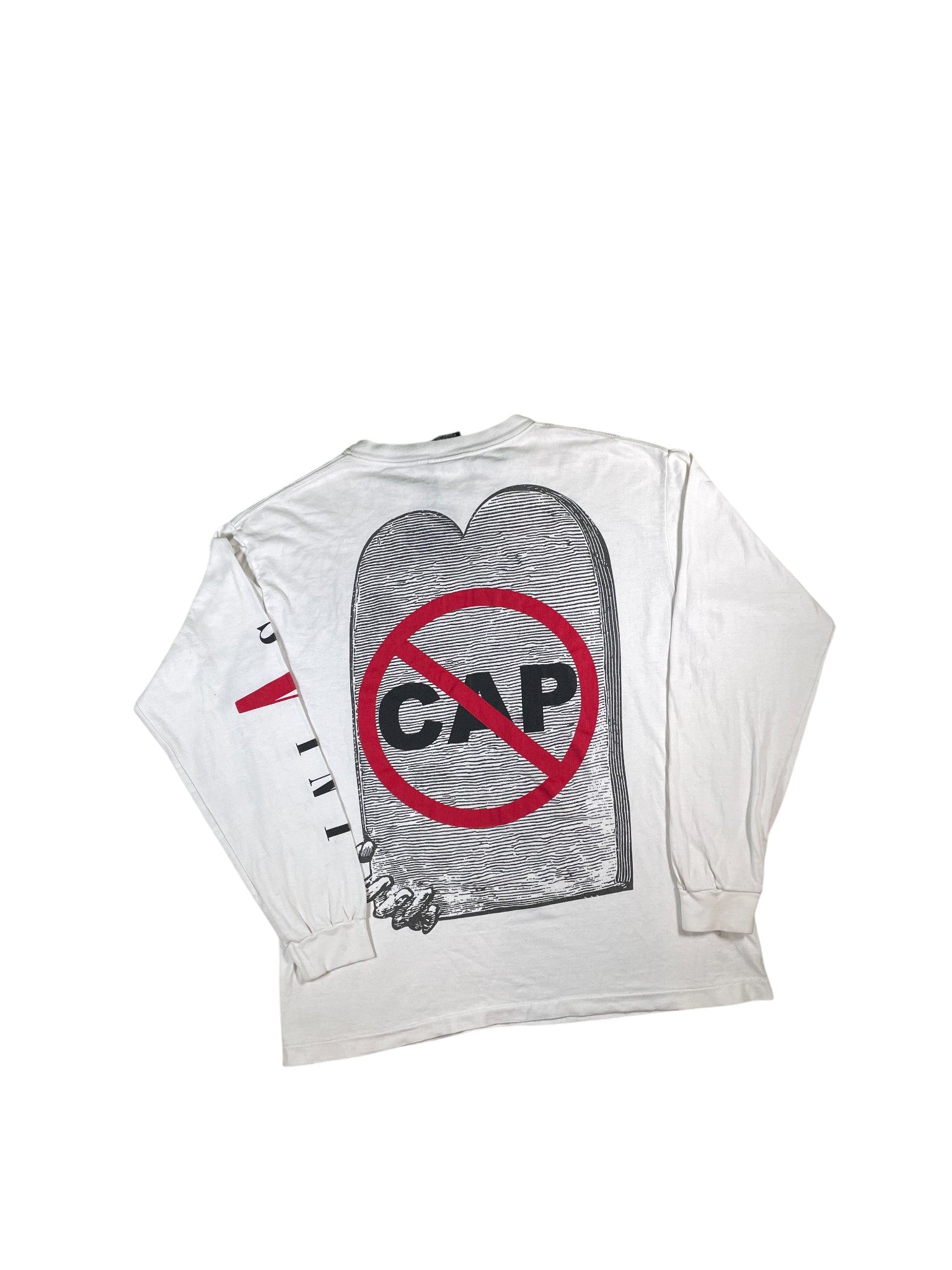 Saint Michael x Vlone 'RIP Jesus' White Tee