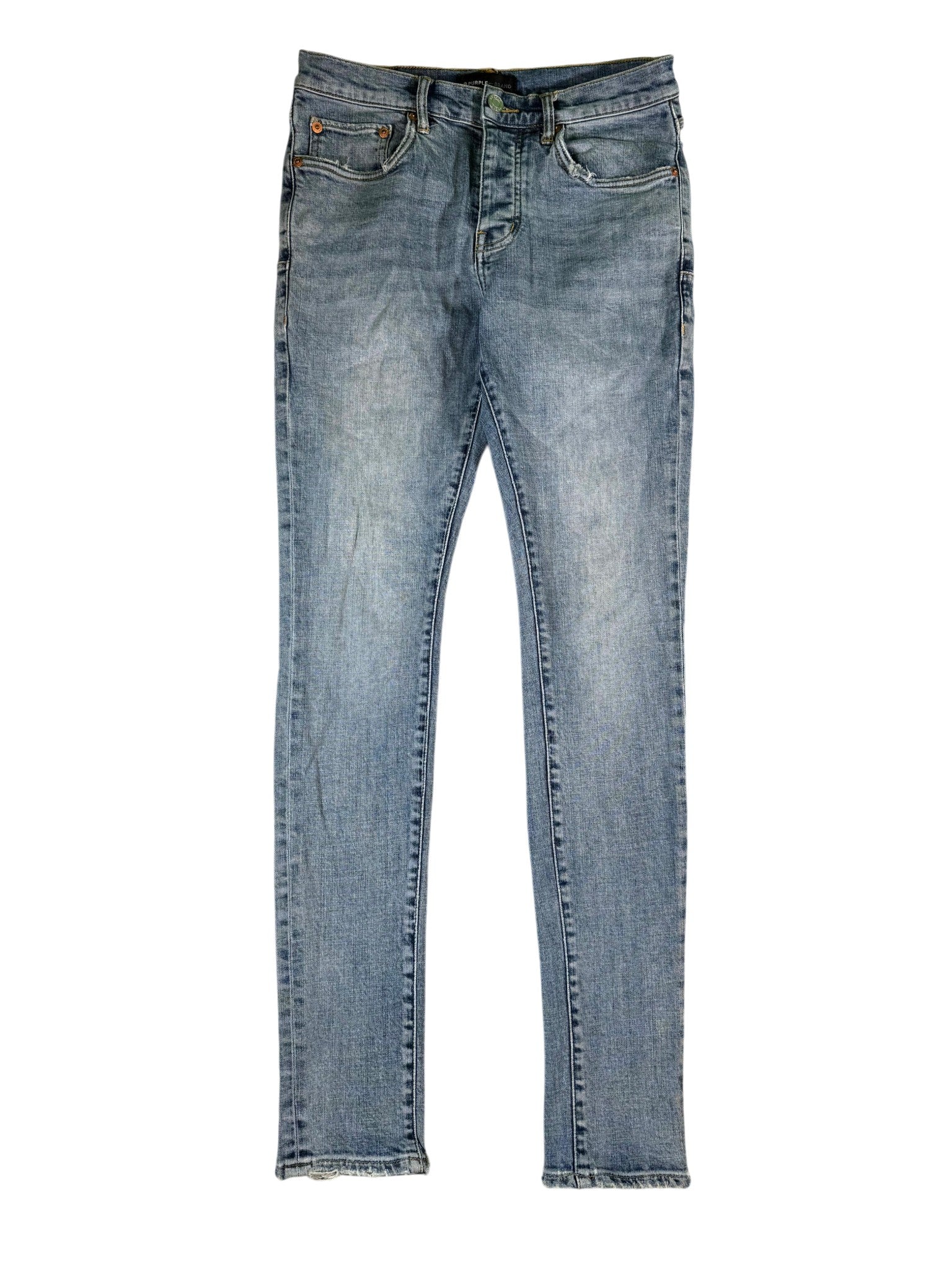 Purple Brand Plain Light Wash Jeans
