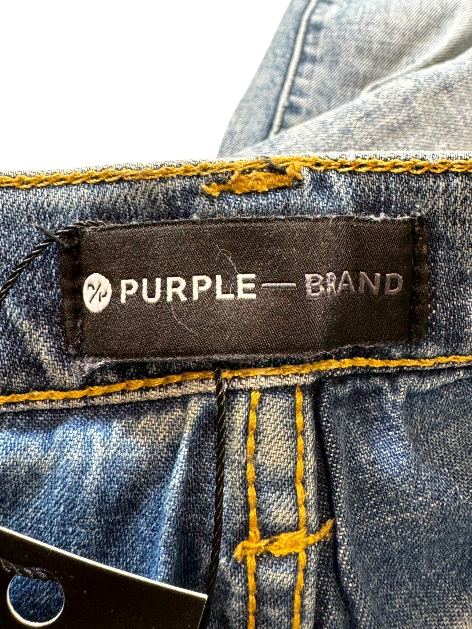 Purple Brand Plain Light Wash Jeans