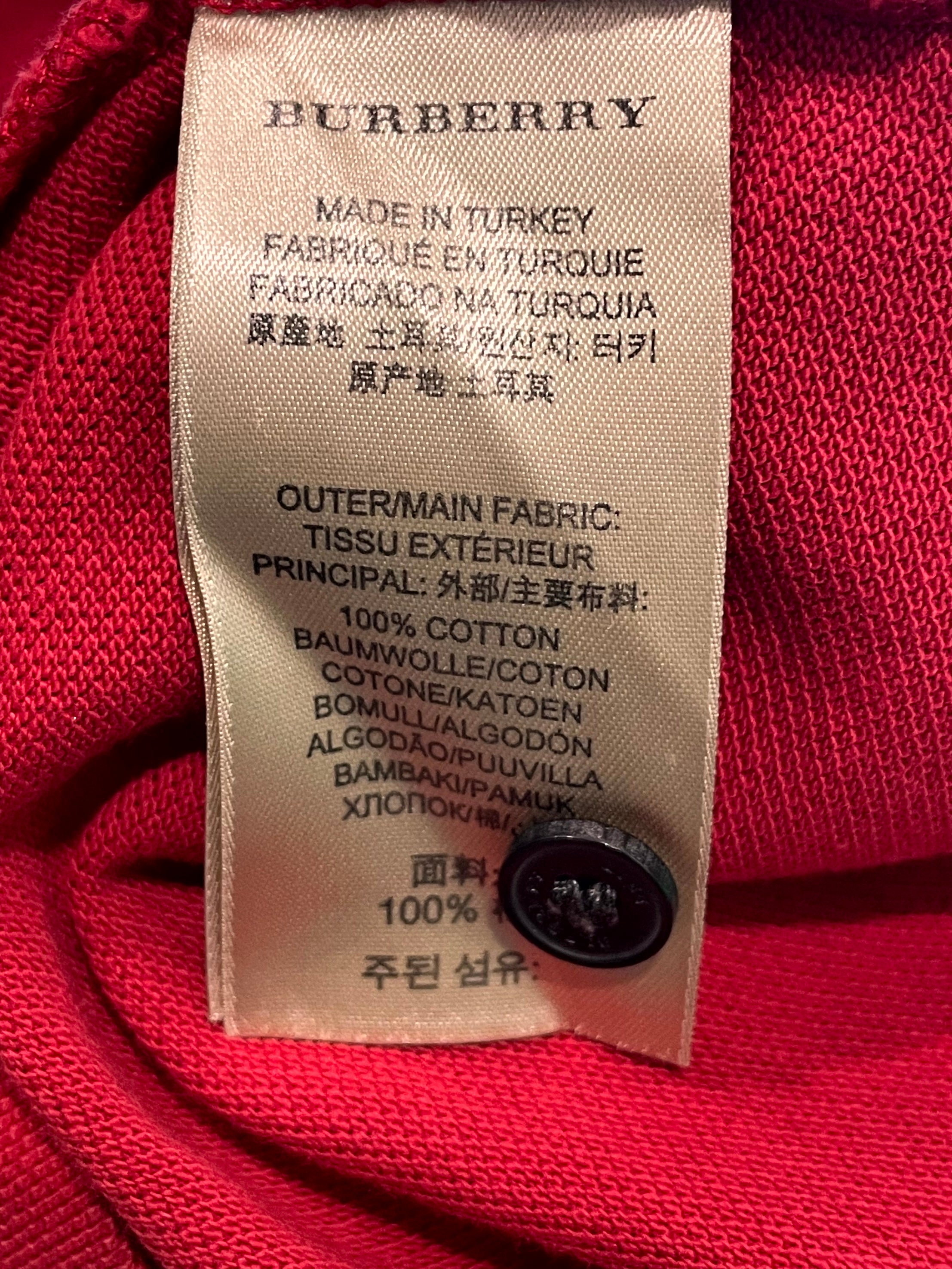 Burberry Red Polo