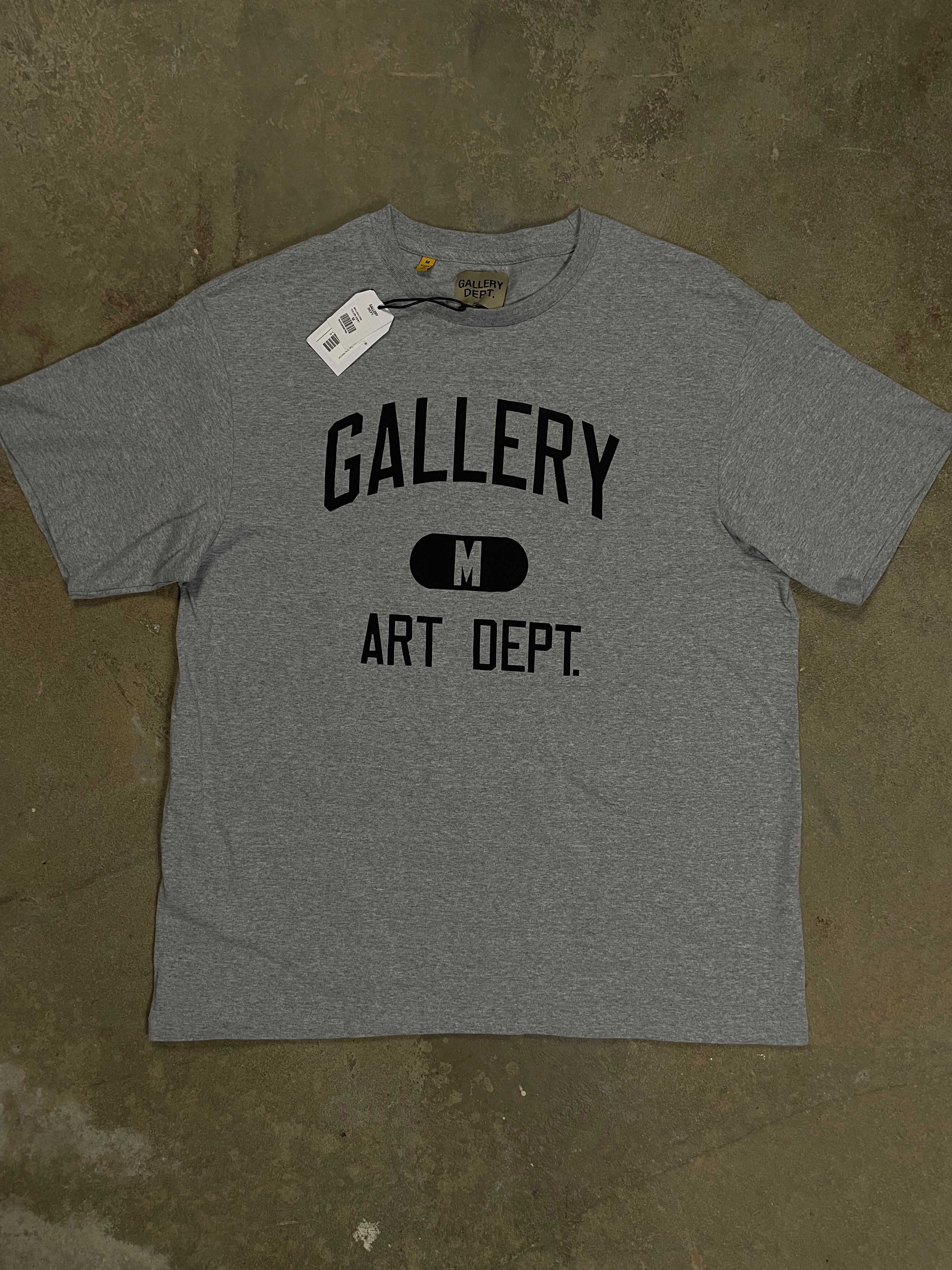 Gallery Dept Tee Arch Logo Tee Grey New Medium With Tags