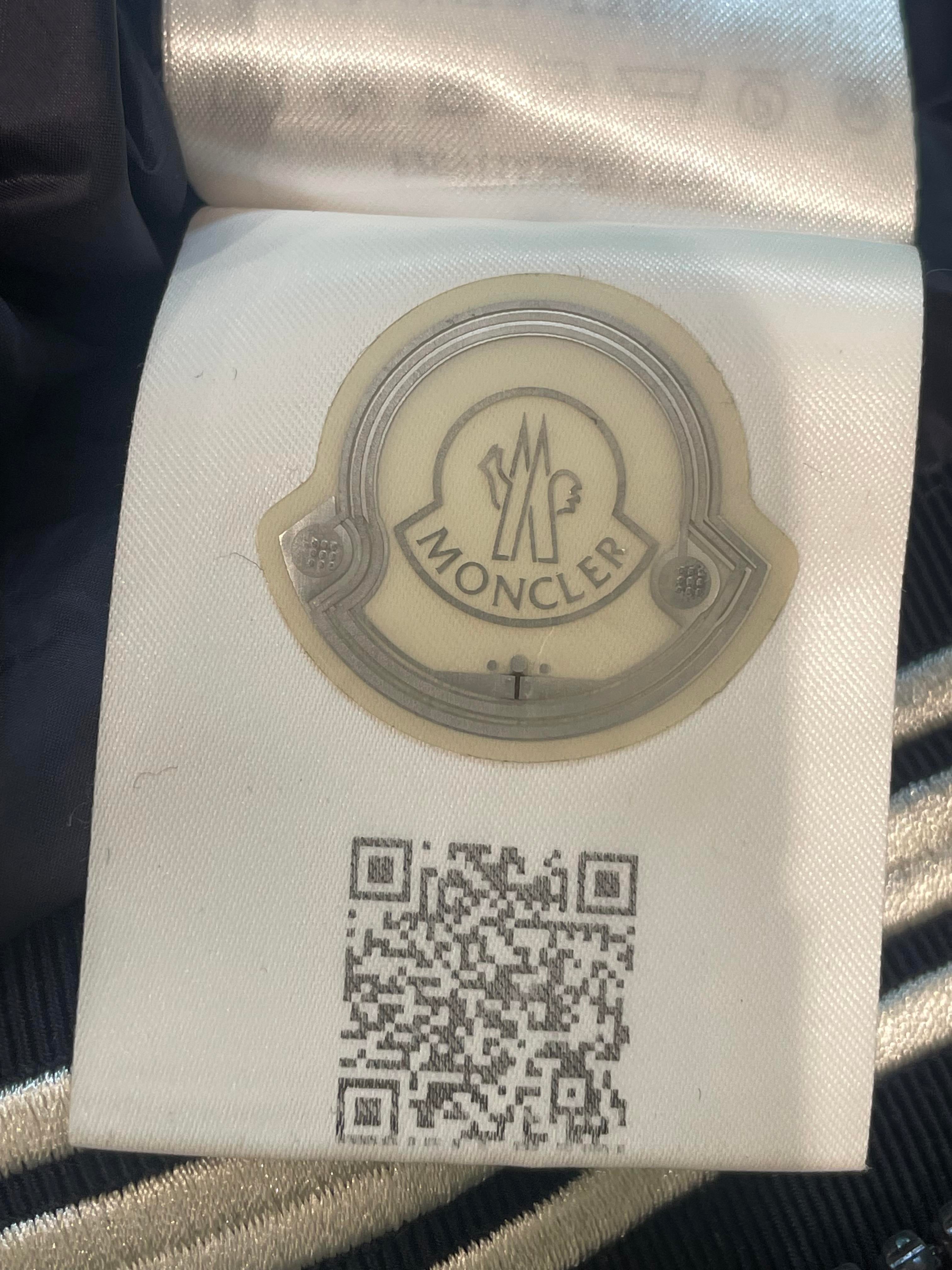 Moncler Navy Puffer Coat