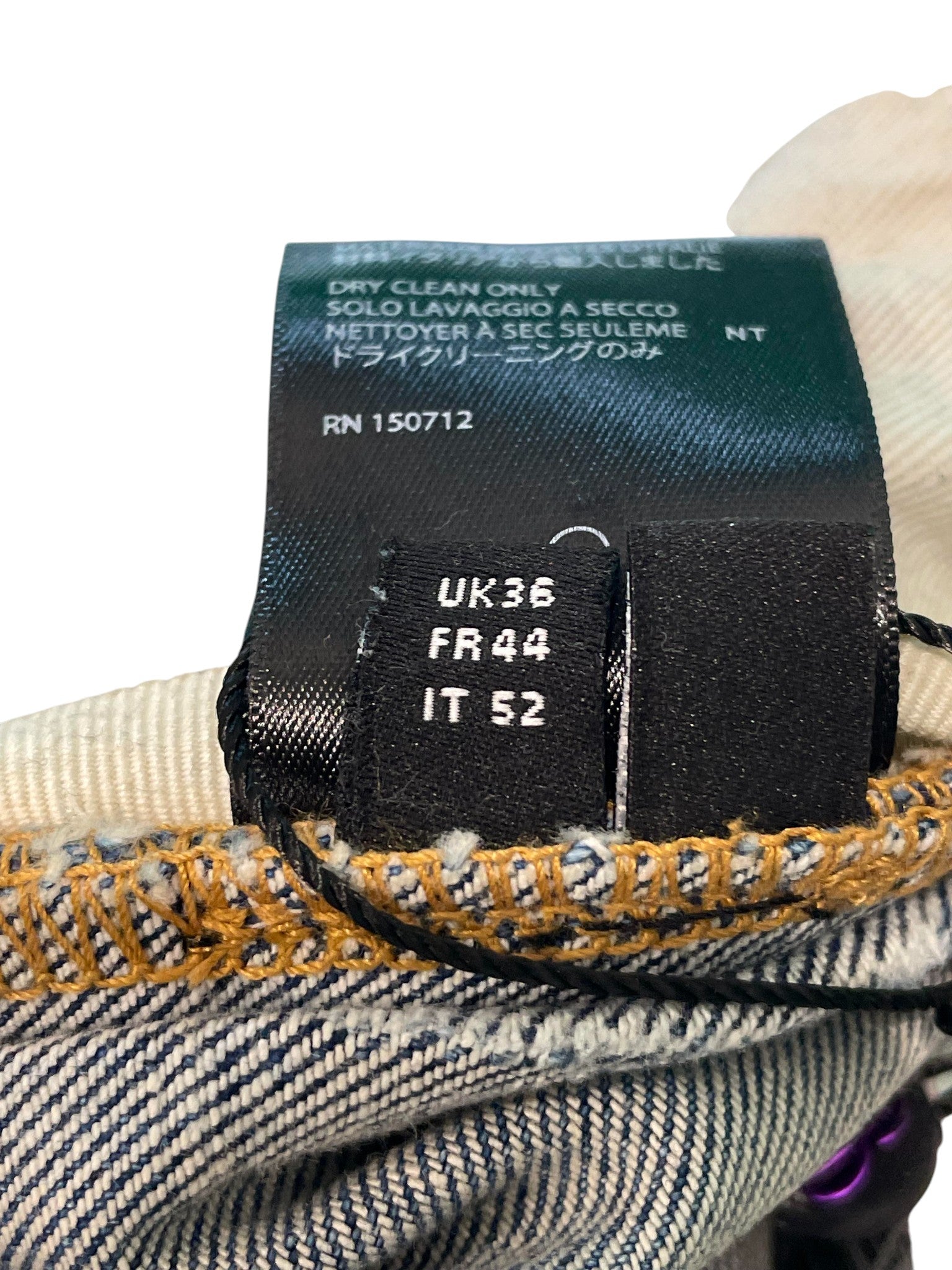 Amiri 'Multi Tie Dye Patch' Light Wash Jeans
