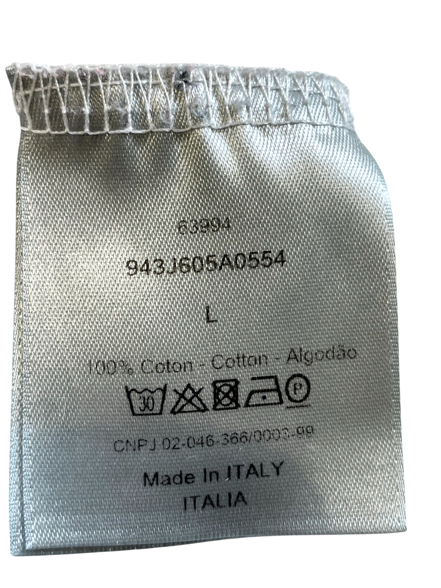 Dior CD Logo White & Yellow Tee