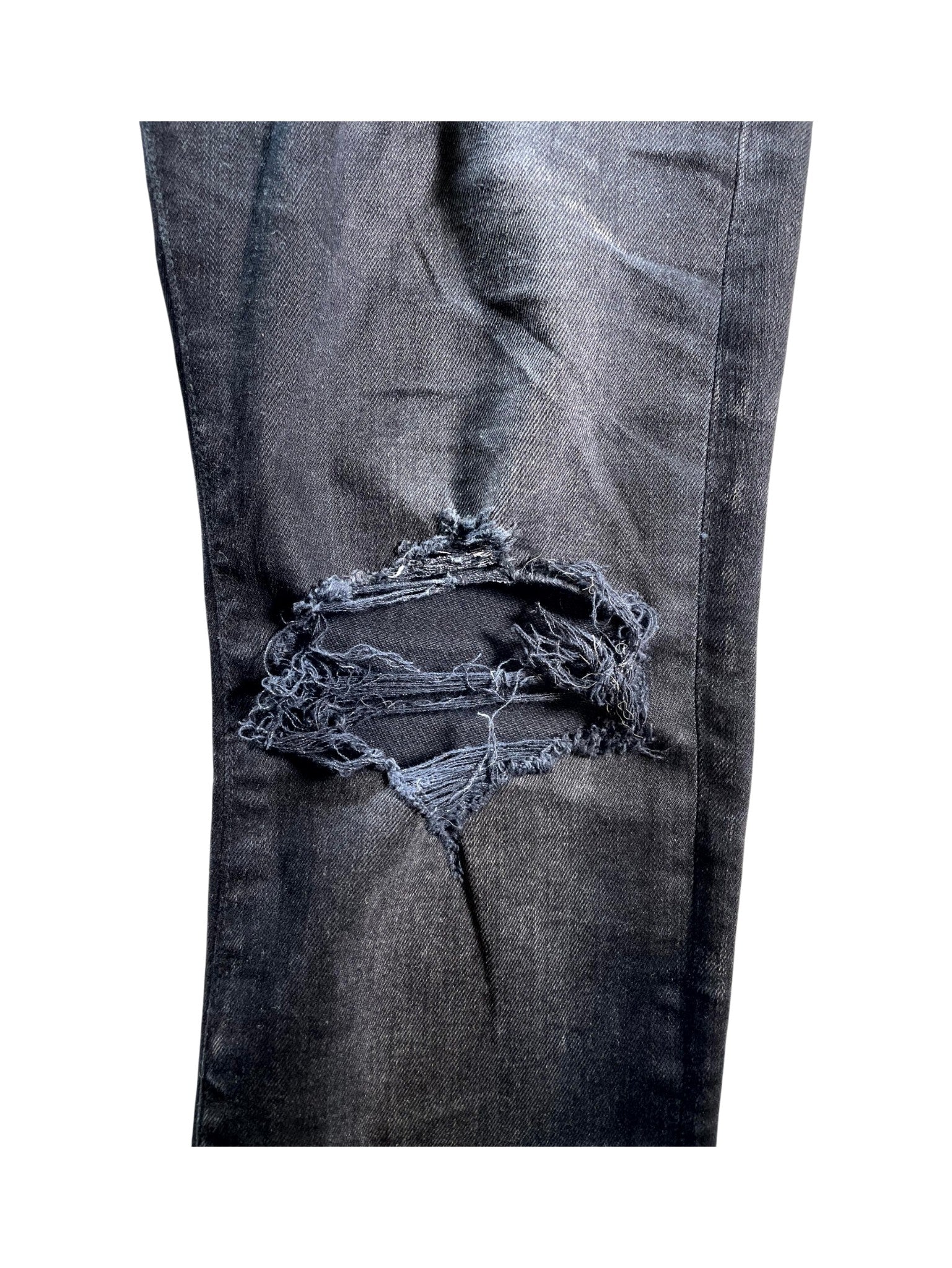 Amiri Paint Drip Black Jeans