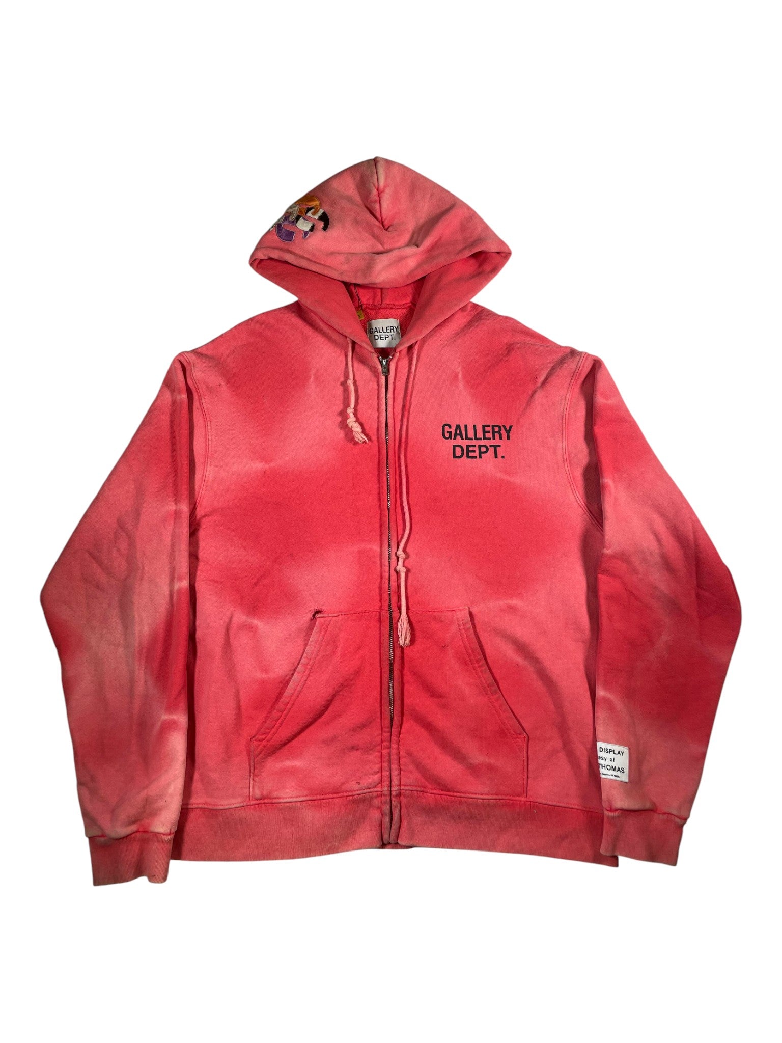 Gallery Dept 'Sunfaded G Patch' Red Zip Up