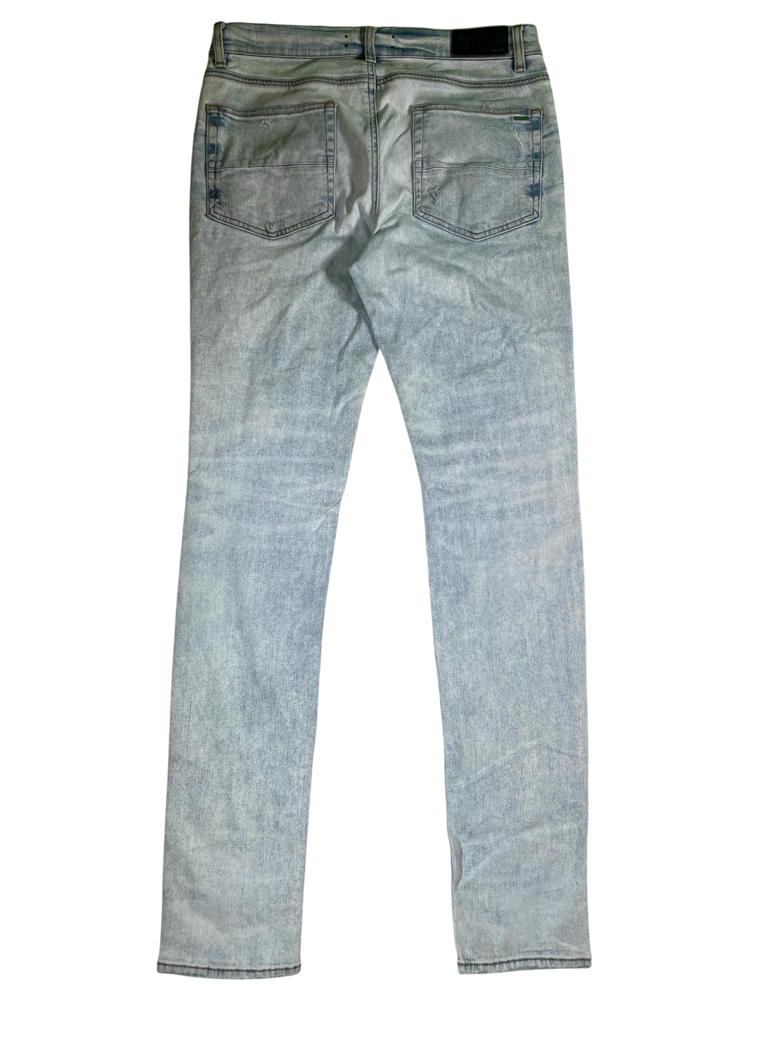 Amiri Multi MX1 Tie Dye & Light Wash Jeans