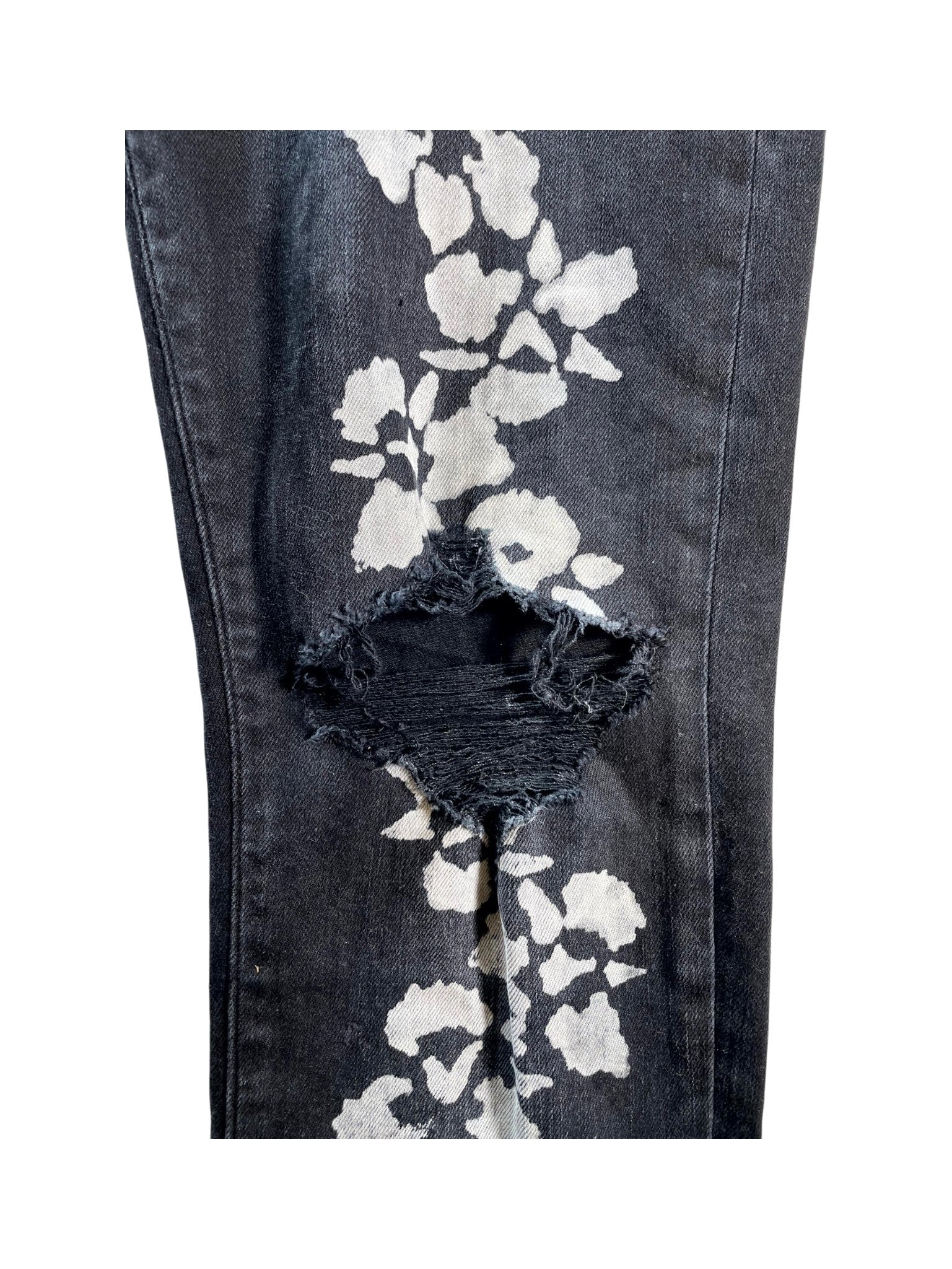 Amiri "Hibiscus" Black Jeans