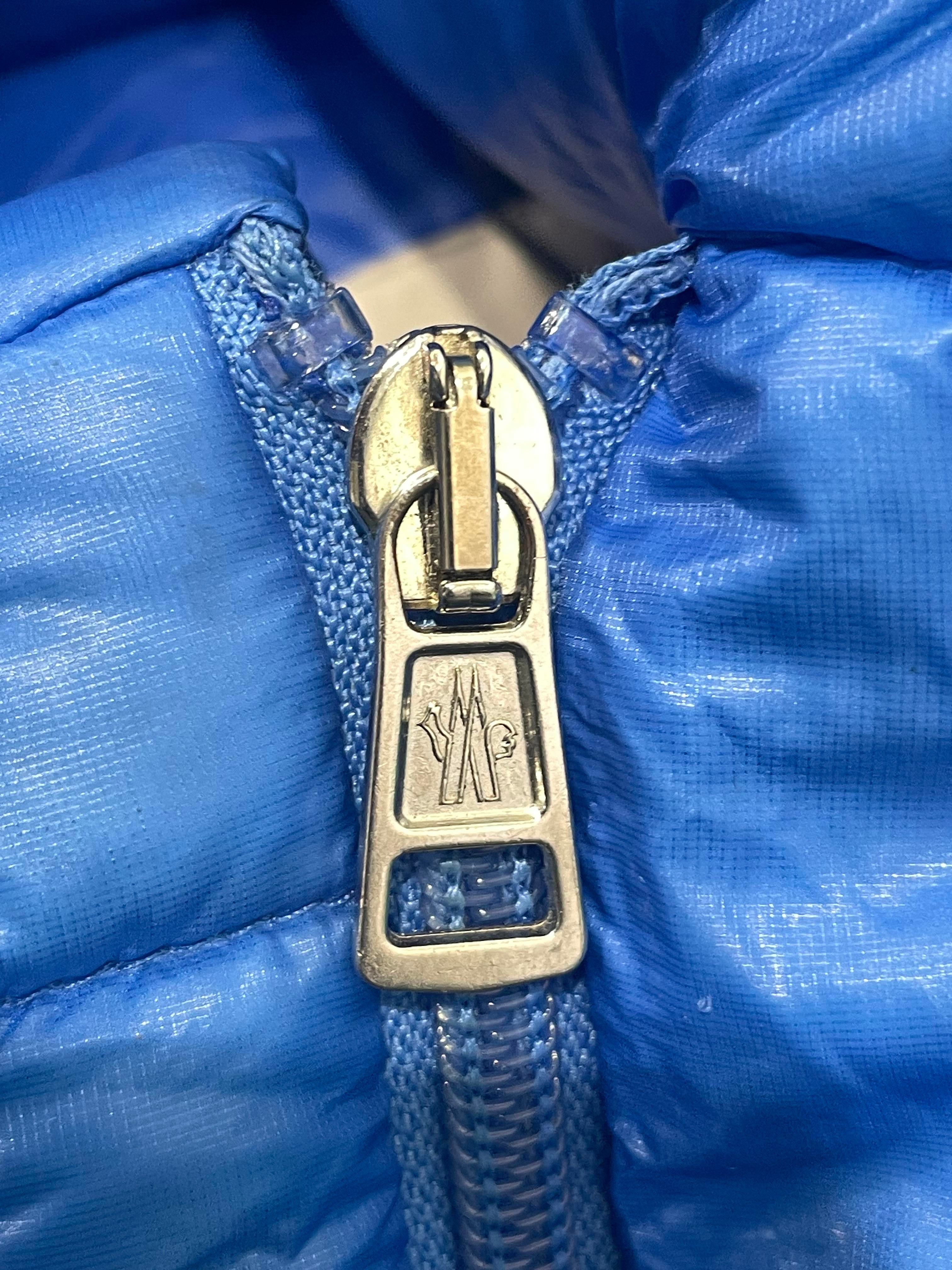 Moncler "Lamentin" Royal Blue Puffer Coat