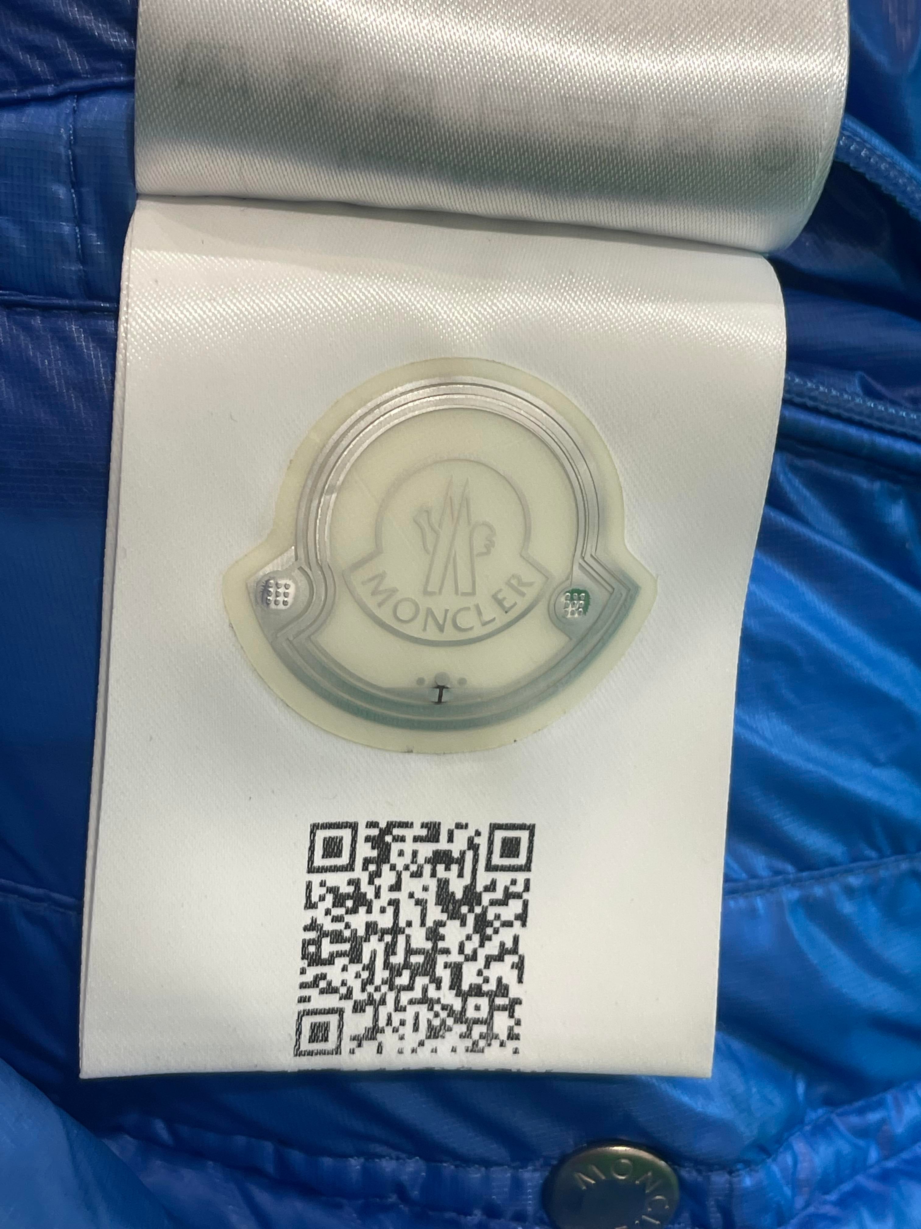 Moncler "Lamentin" Royal Blue Puffer Coat