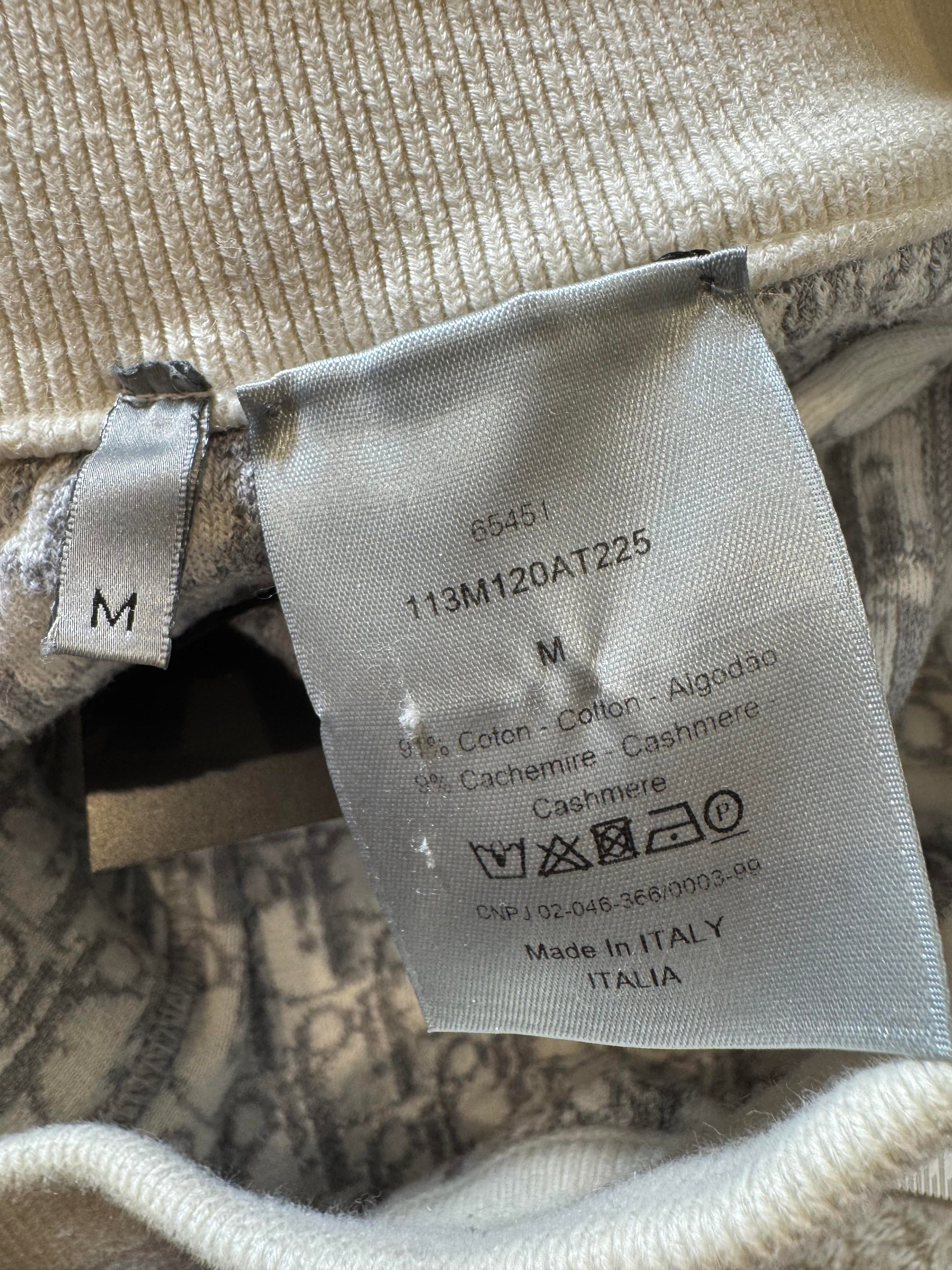 Dior Logo Cream Sweats