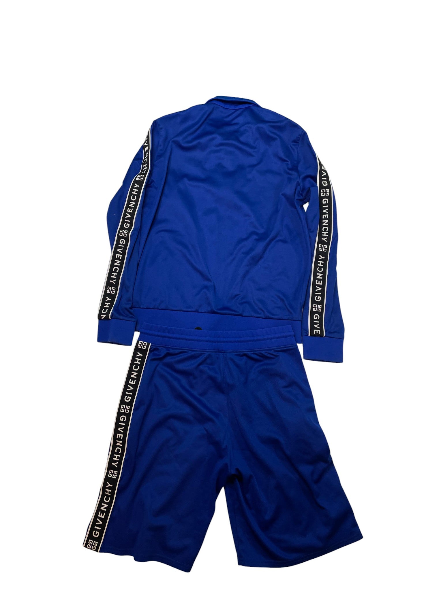 Givenchy Blue & Black Stripe Sweatsuit