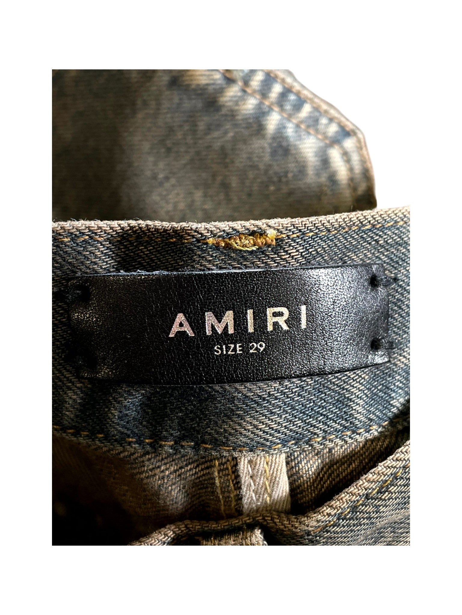 Amiri MA Slim Rust Wash Jeans