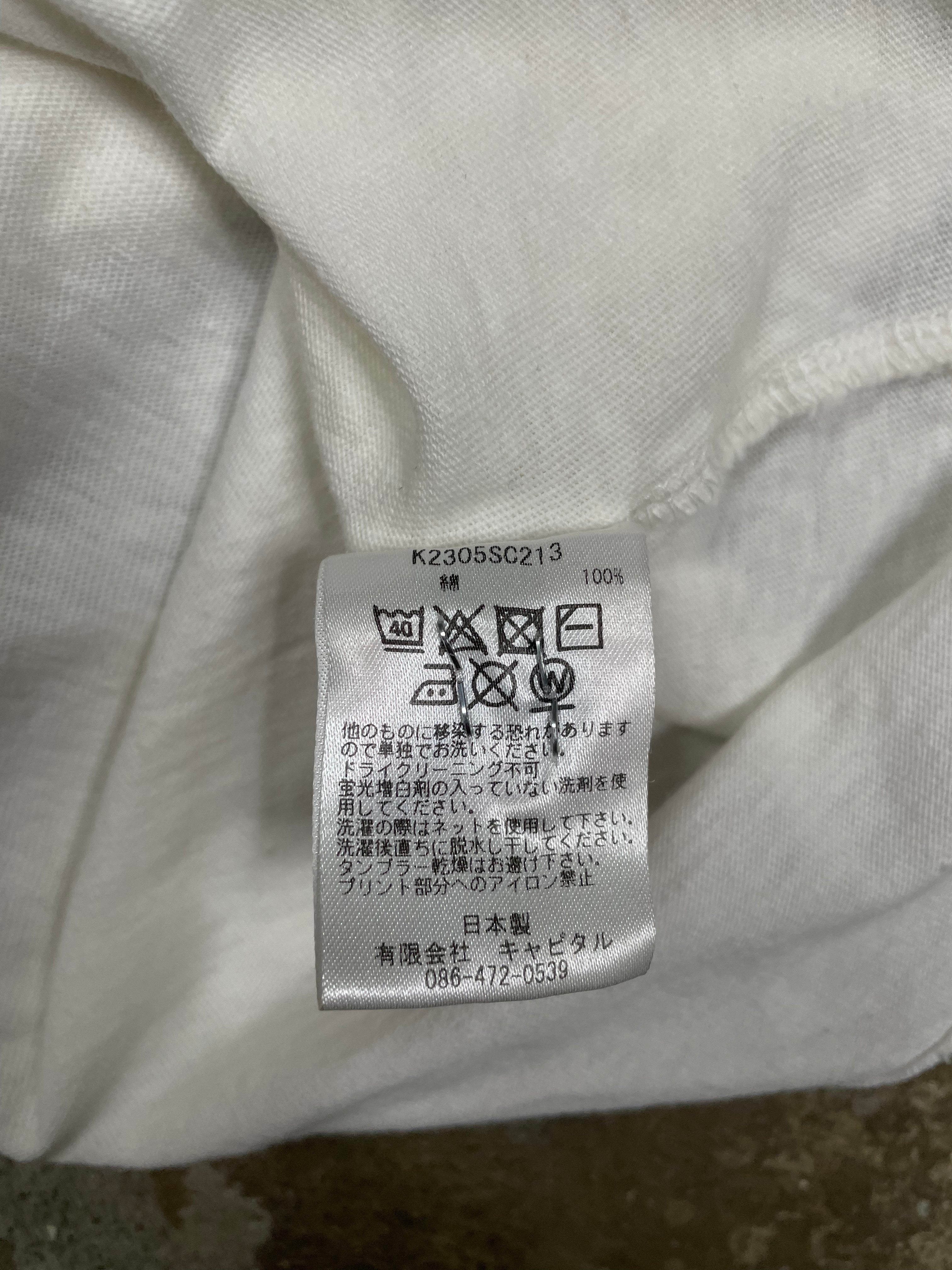 Kapital Zephyr Oversized Tee White Used 1 (Small)
