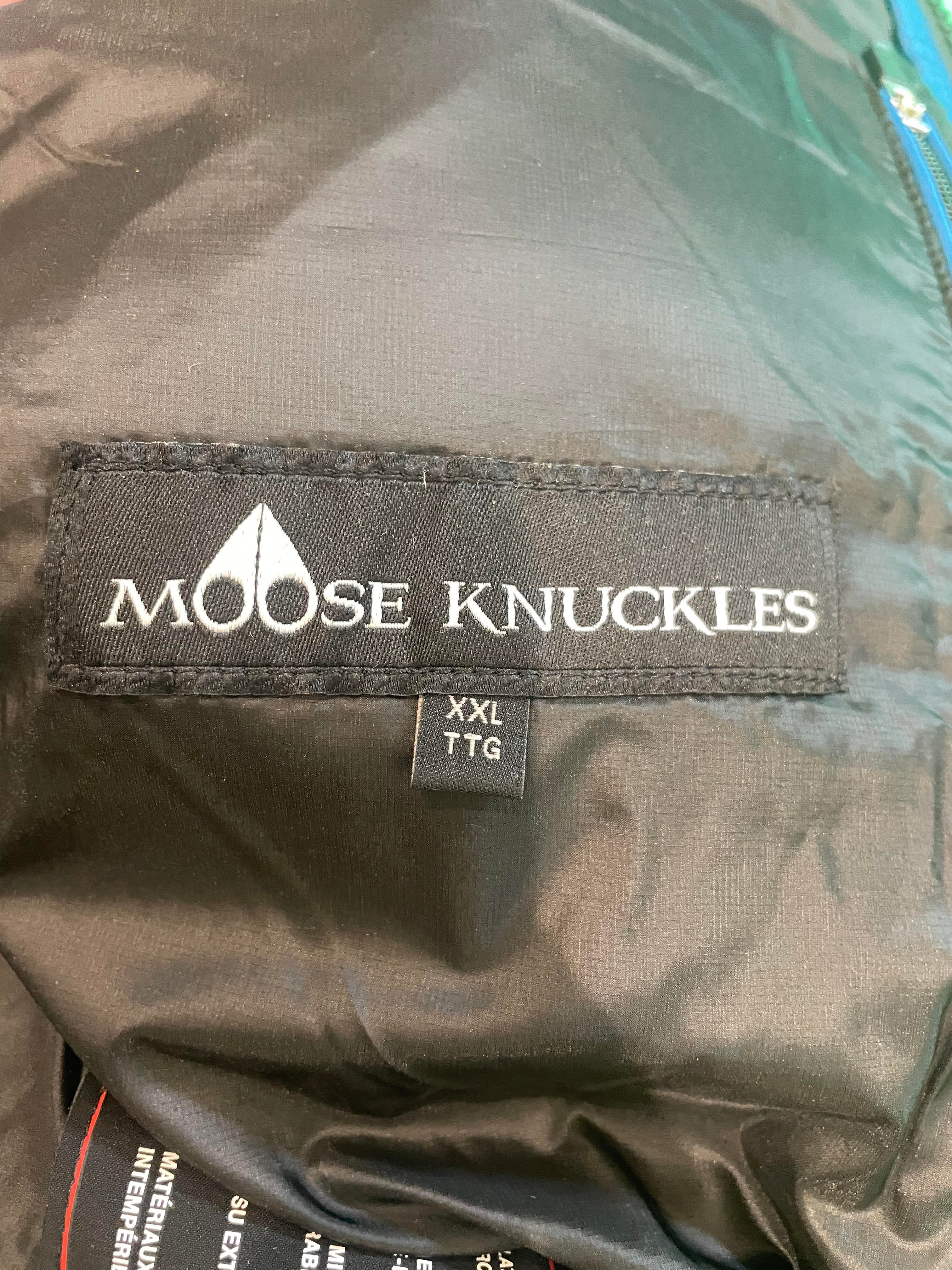 Moose Knuckles Blue Puffer Vest