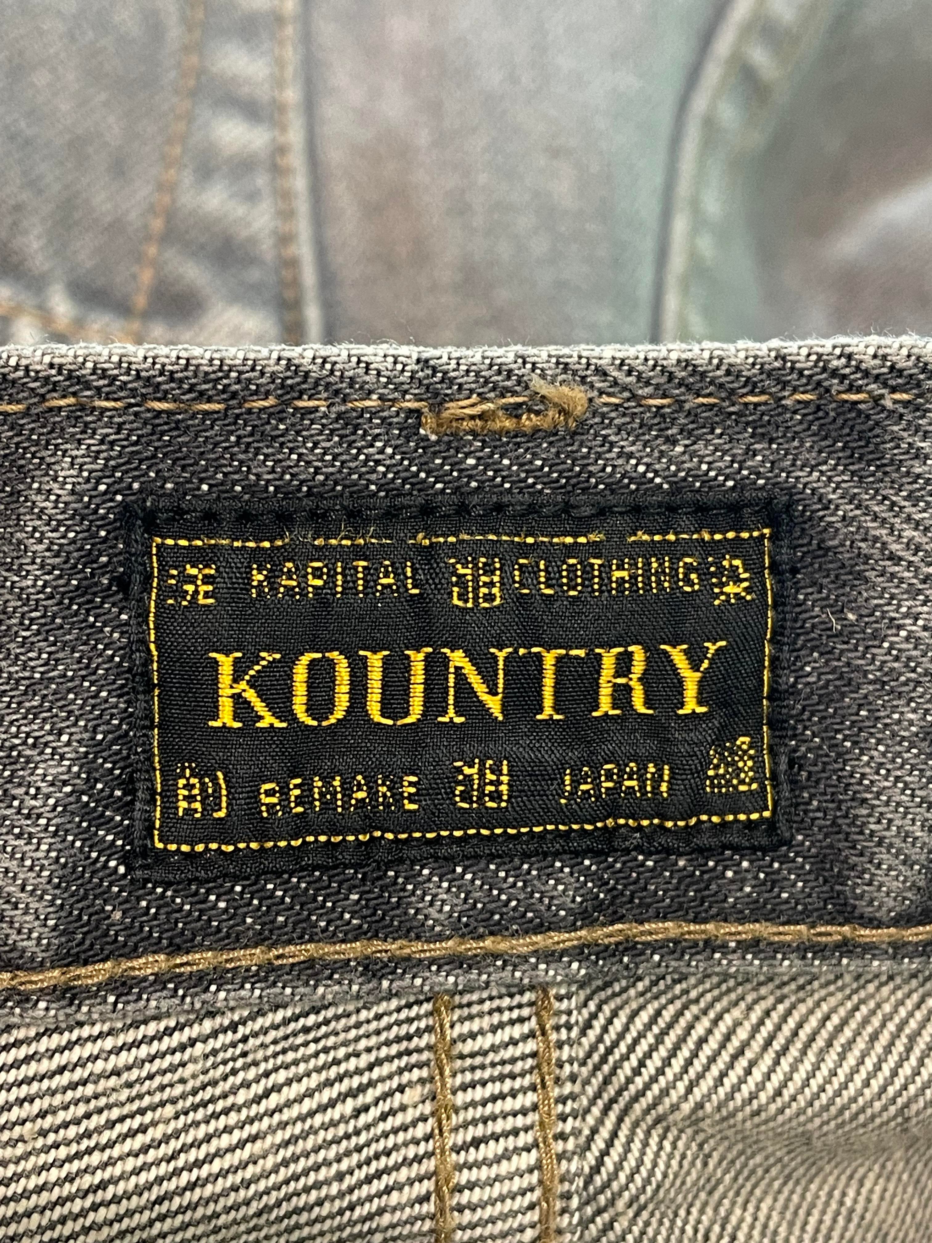 Kapital 'Bone' Grey Jeans