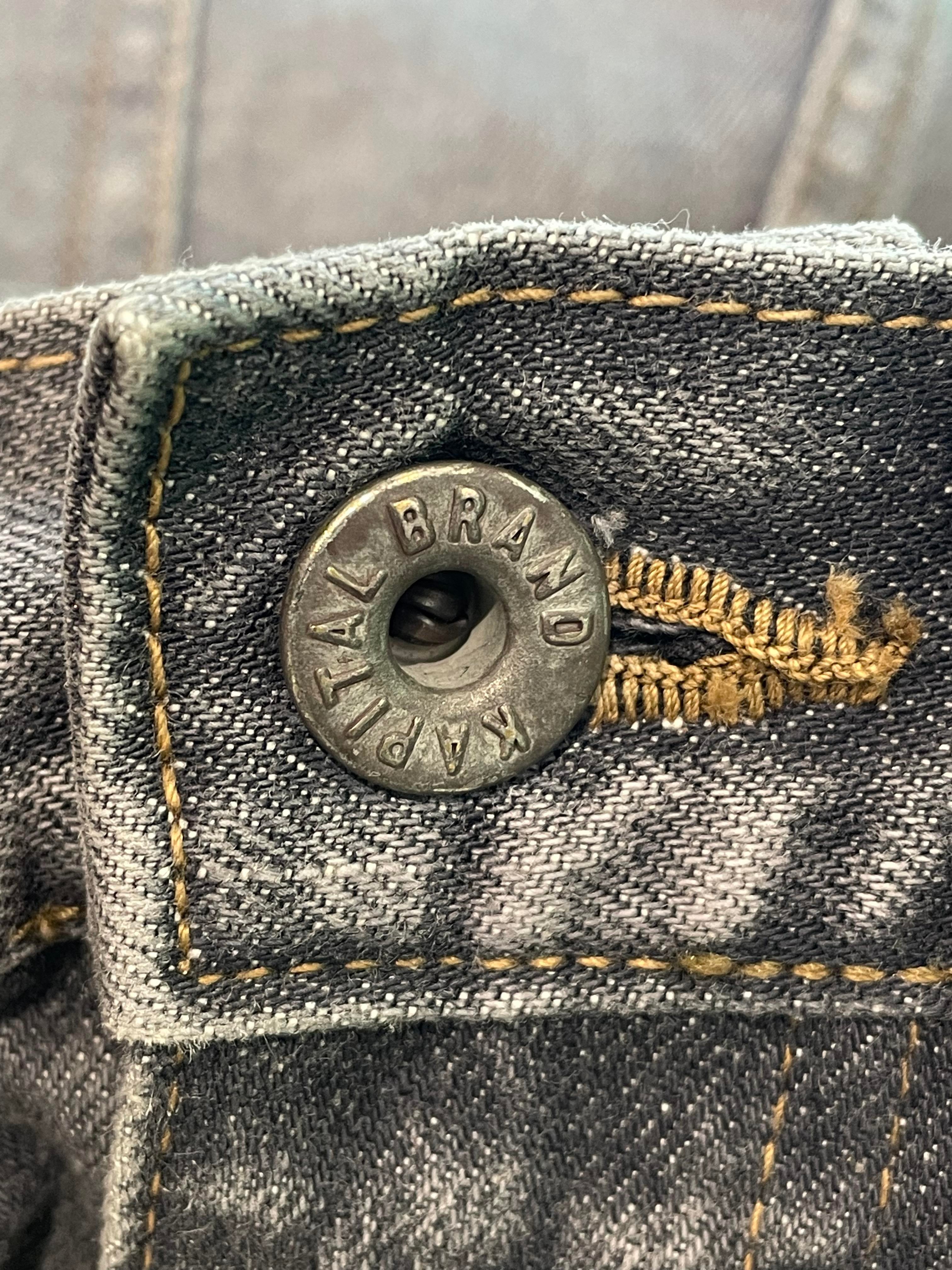 Kapital 'Bone' Grey Jeans