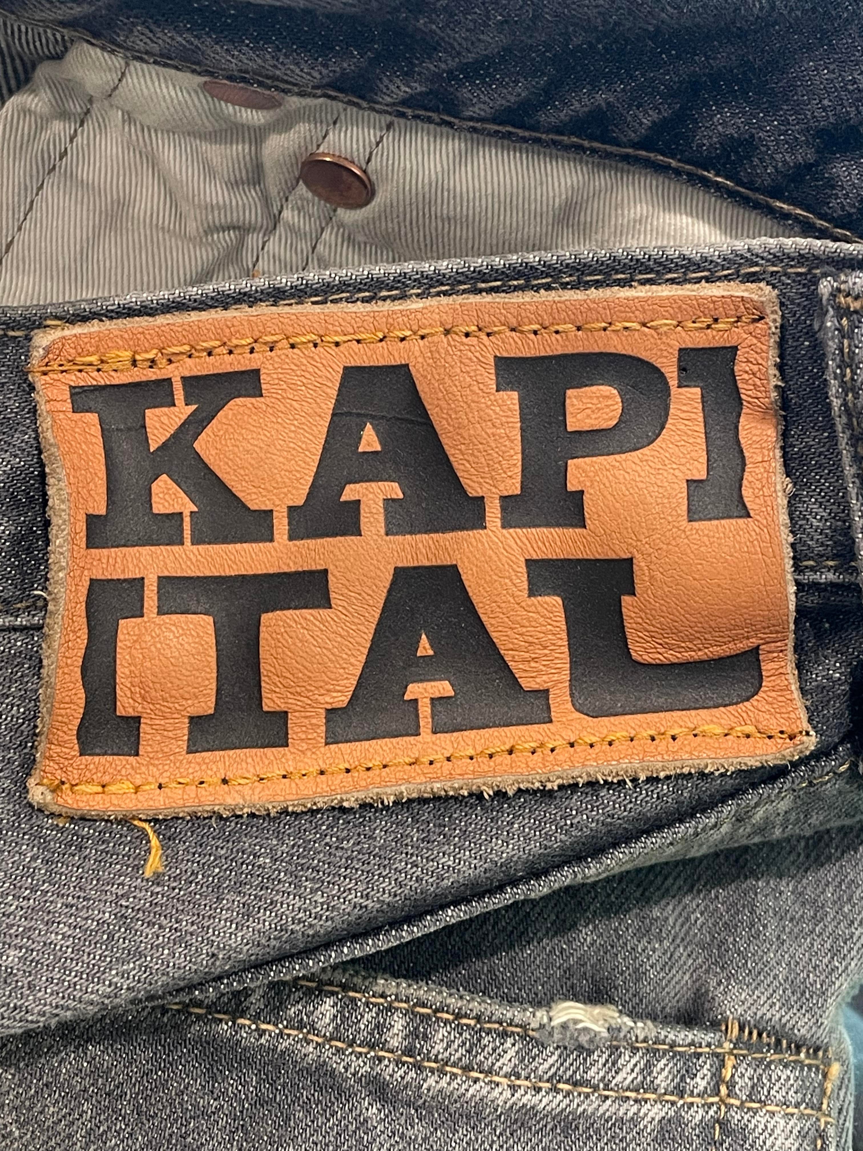 Kapital 'Bone' Grey Jeans