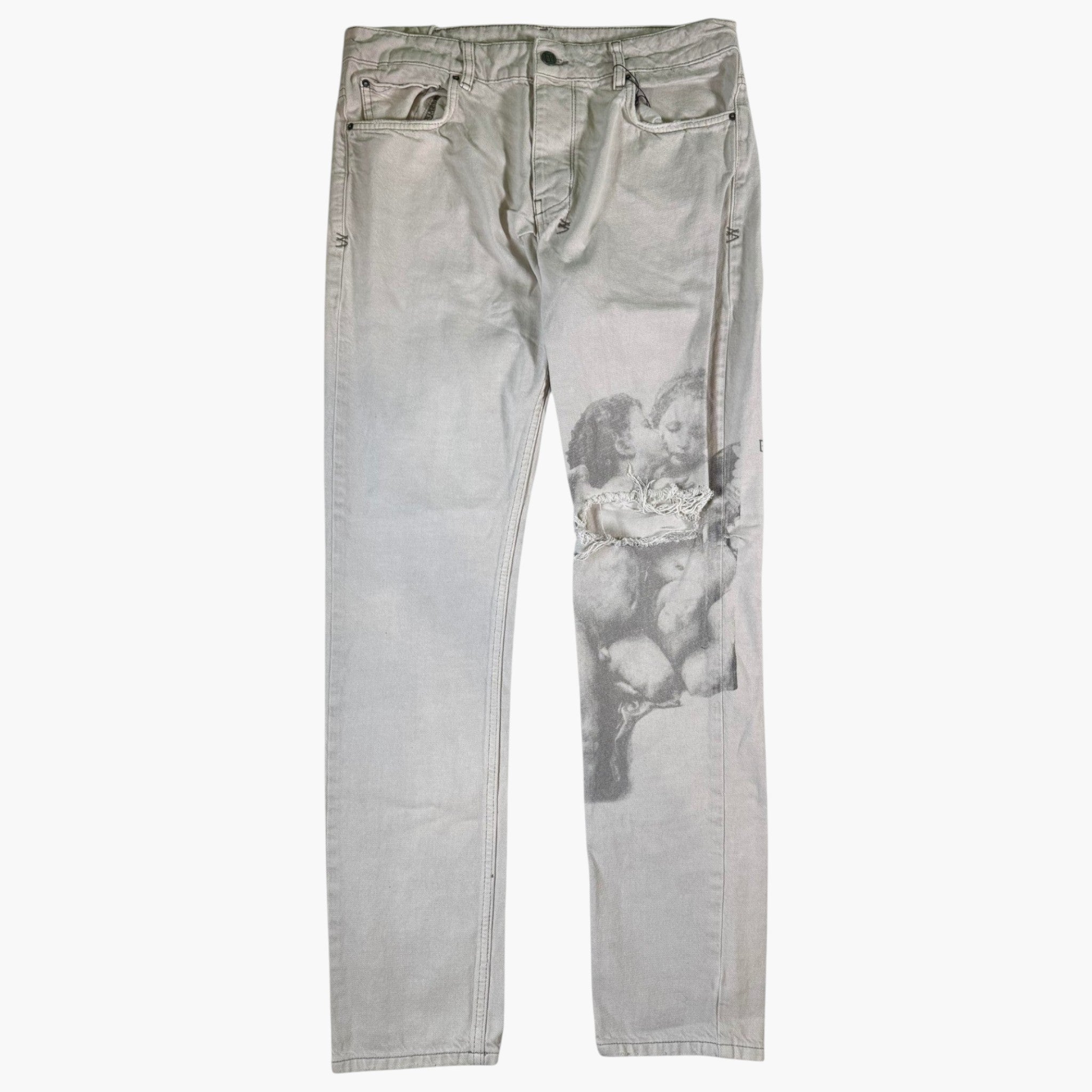 Ksubi Cherub Tan Ripped Jeans