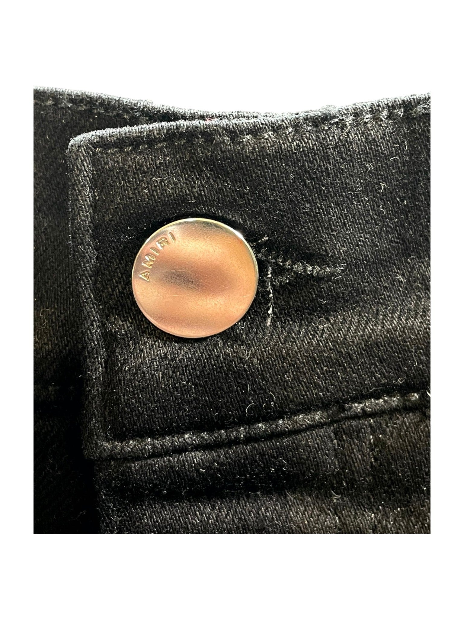 Amiri Crystal Black & Blue Jeans
