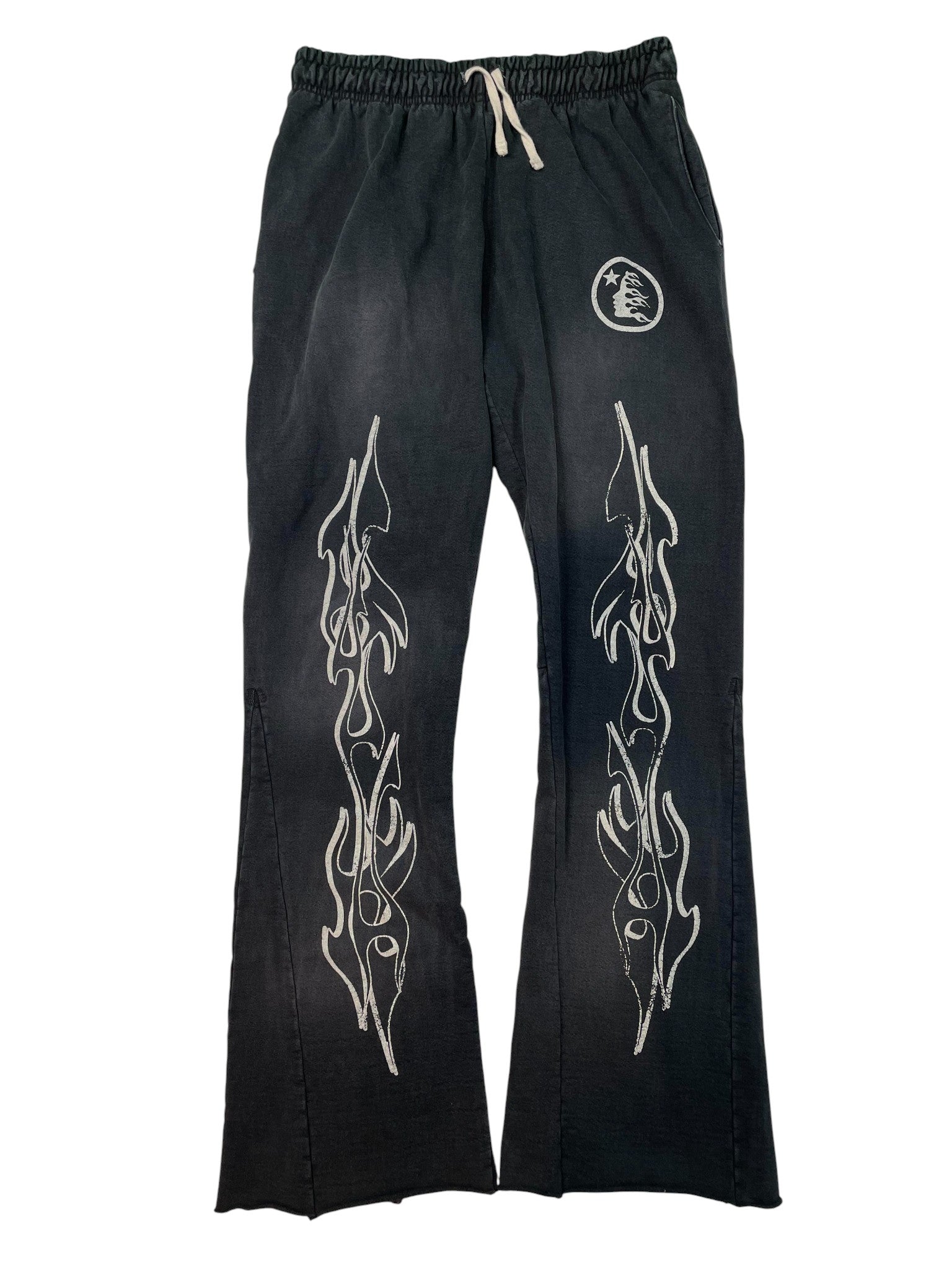 Hellstar 'Flame' Black Sweats